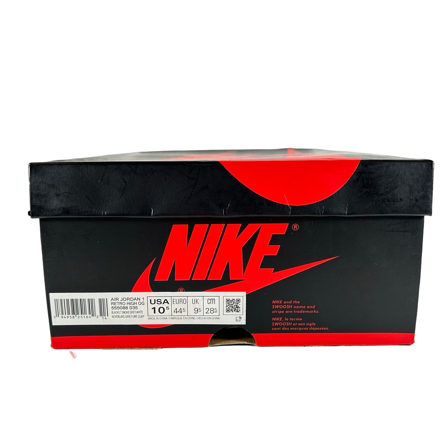 555088 035 Jordan 1 Shadow 2.0 [USED] - 10.5 M (Used)