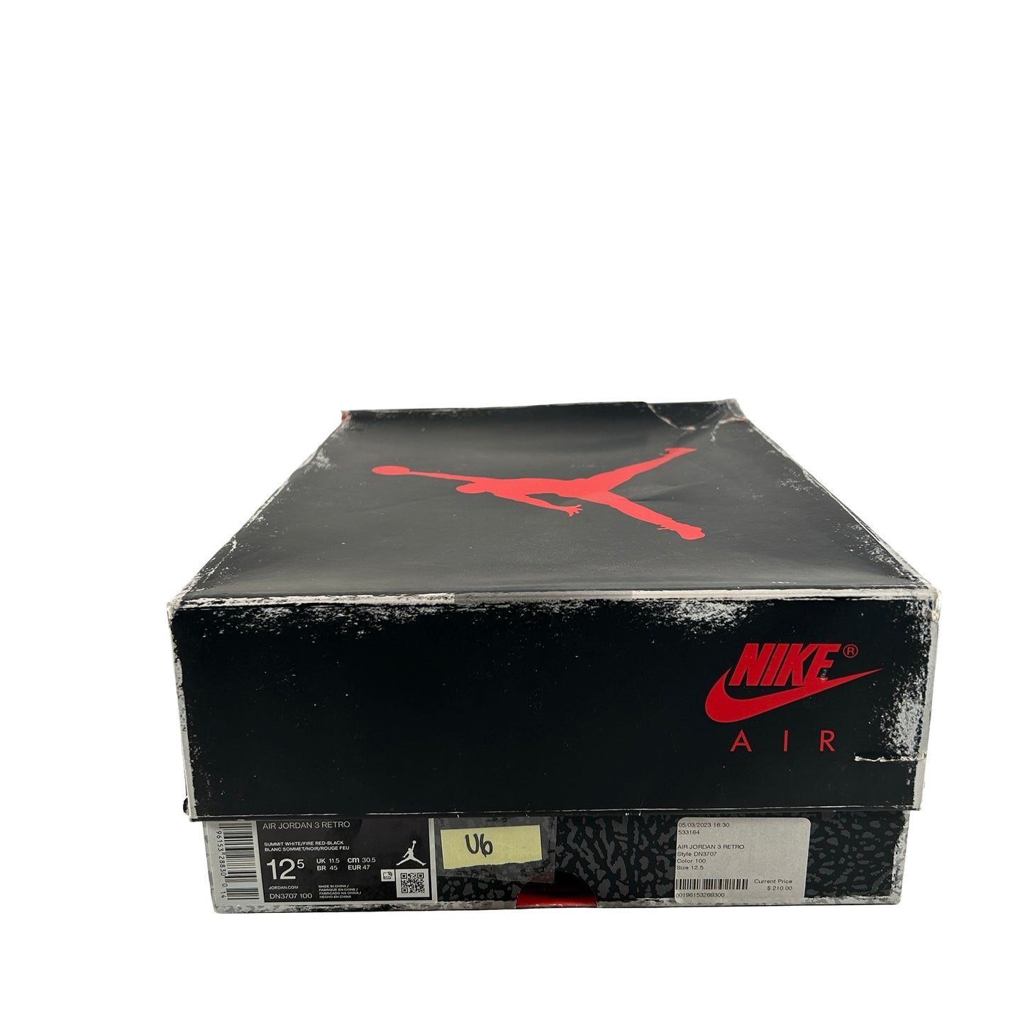 DN3707 100 Jordan 3 Retro White Cement Reimagined [USED] - 12.5 M (Used6)