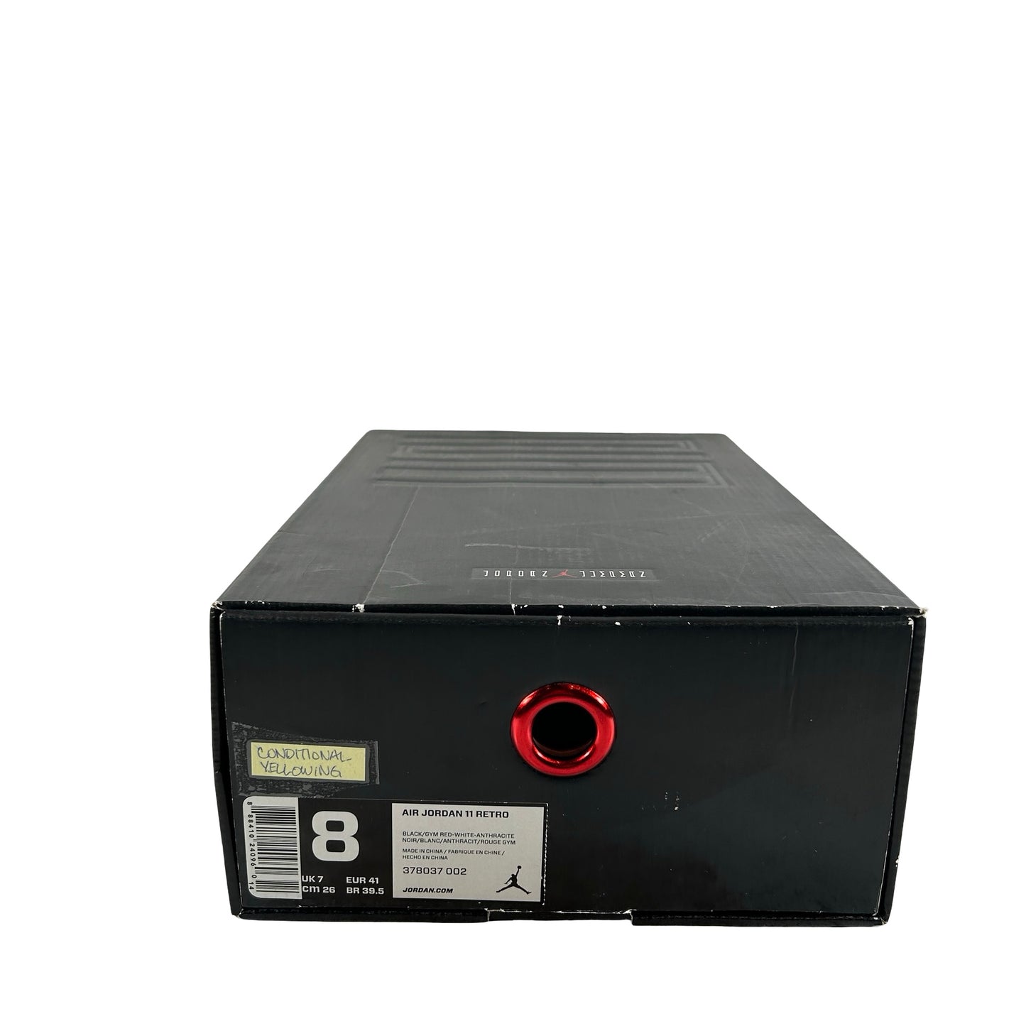 378037 002 Jordan 11 Retro 72-10 [CONDITIONAL] - 8 M (Yellowing)