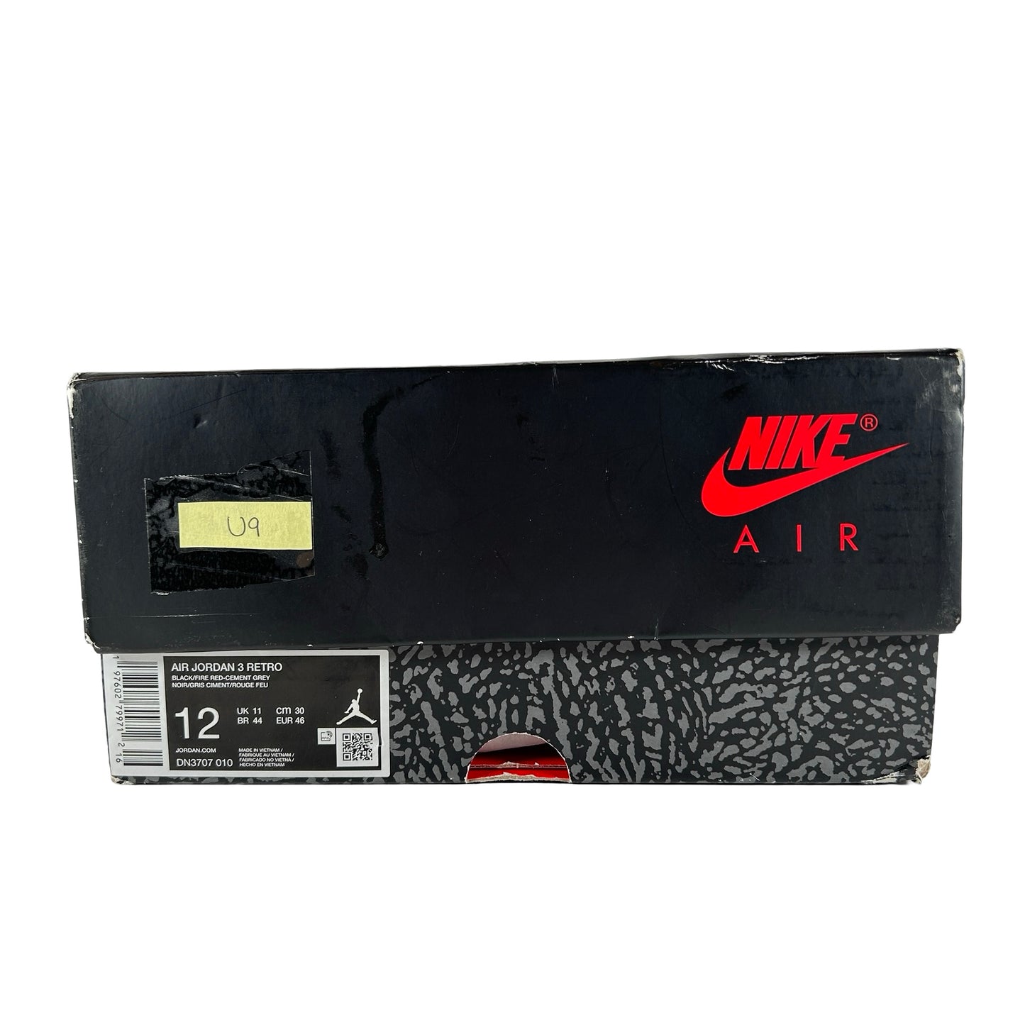 DN3707 010 Jordan 3 Retro Black Cement Reimagined (2024) [USED] - 12 M (Used9)