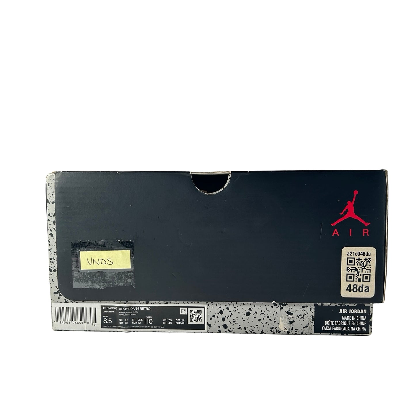 CT8529 106 Jordan 6 Retro Carmine [USED] - 8.5 M (VNDS)
