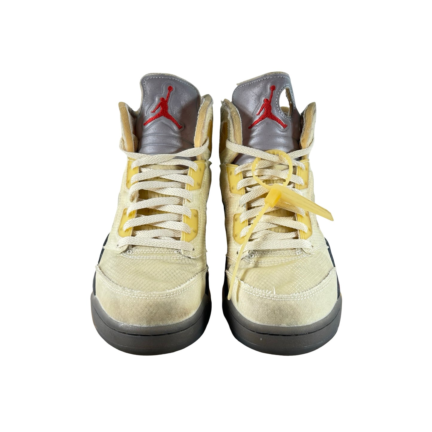 DH8565 100 Jordan 5 Off-White Sail [USED] - 10 M (Used) (No Box)