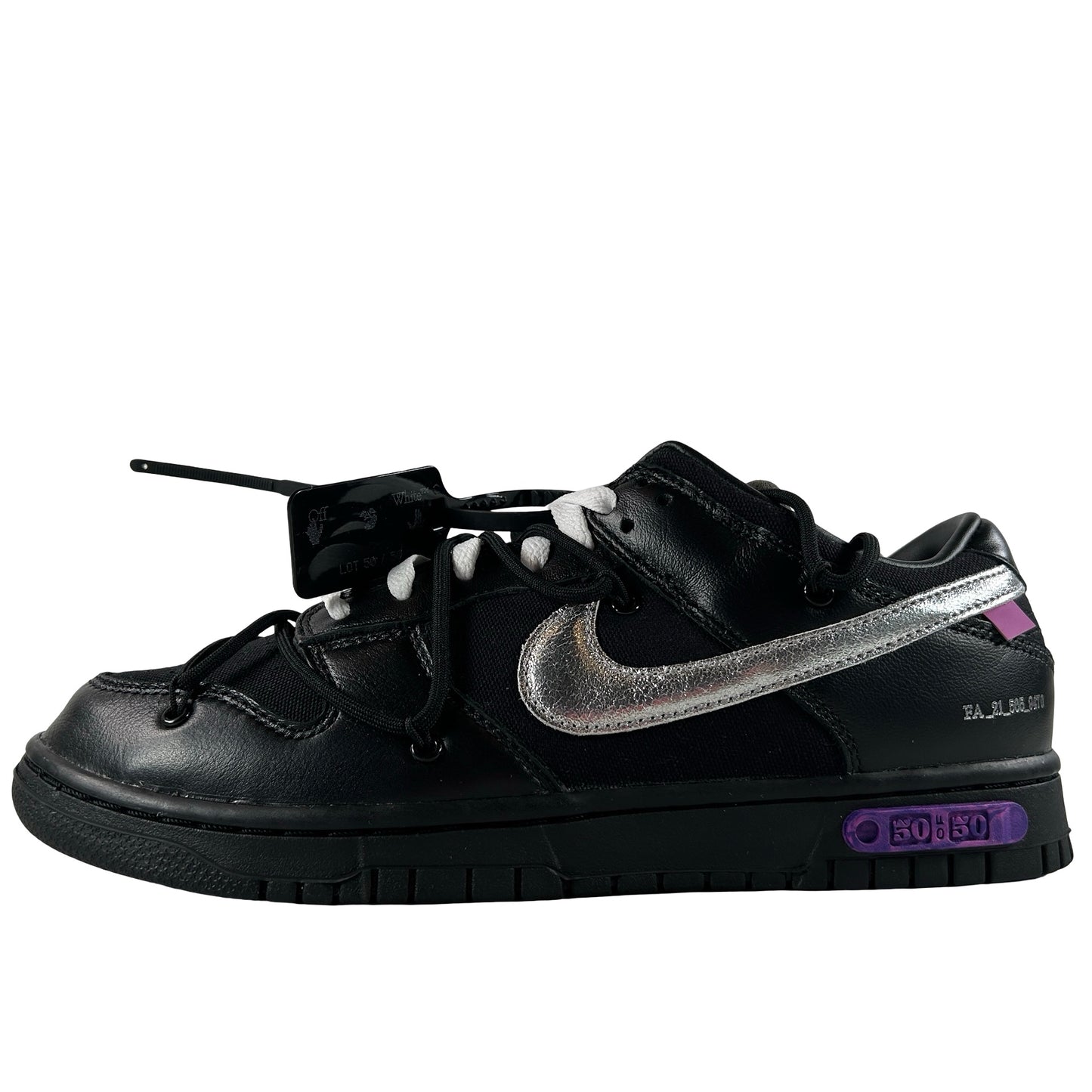 DM1602 001 Nike Dunk Low Off-White Lot 50 [USED] - 10 M (VNDS)