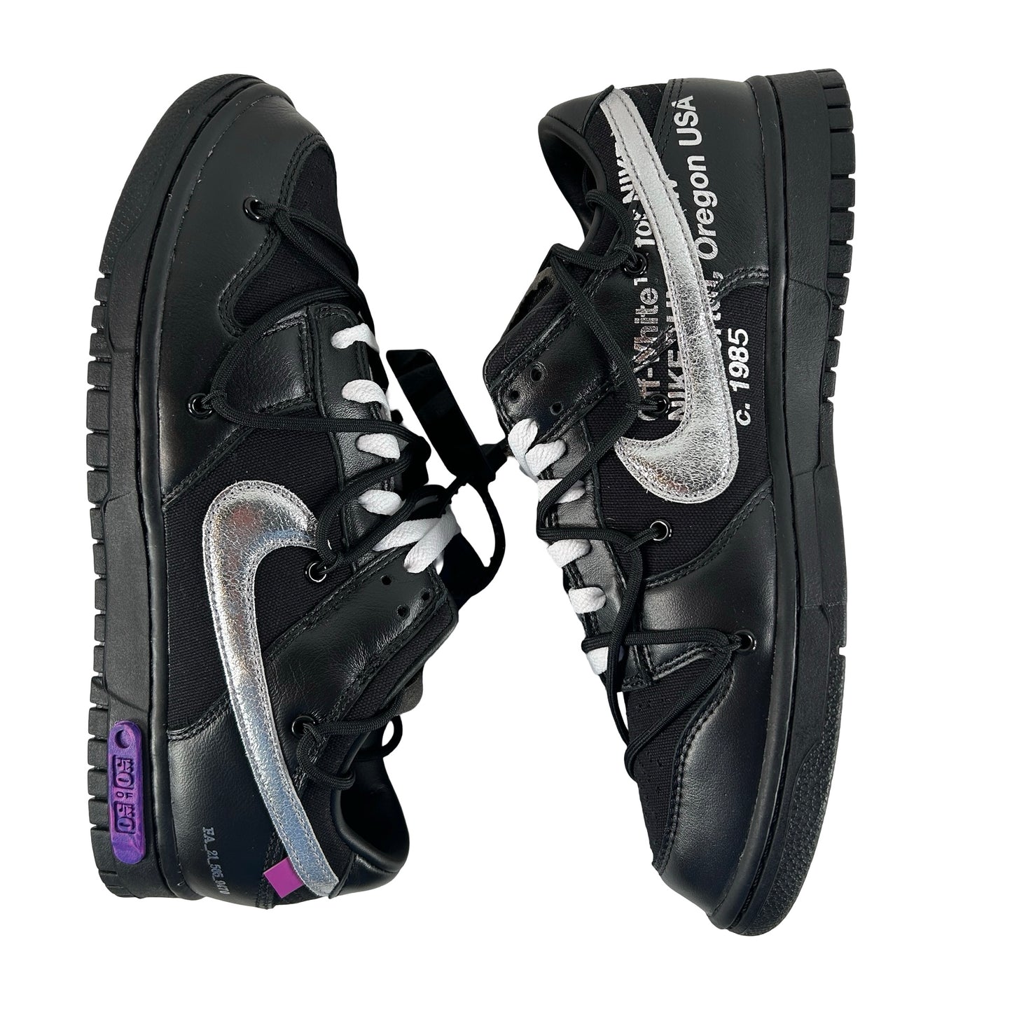 DM1602 001 Nike Dunk Low Off-White Lot 50 [USED] - 10 M (VNDS)