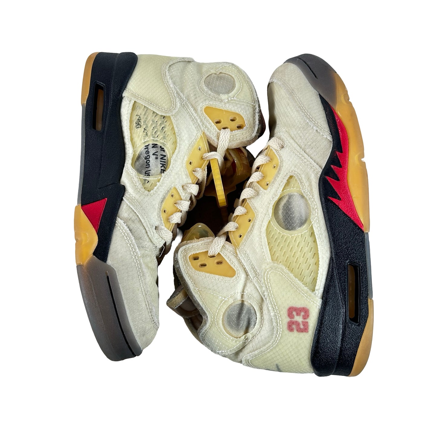 DH8565 100 Jordan 5 Off-White Sail [USED] - 6.5 M (Used2)