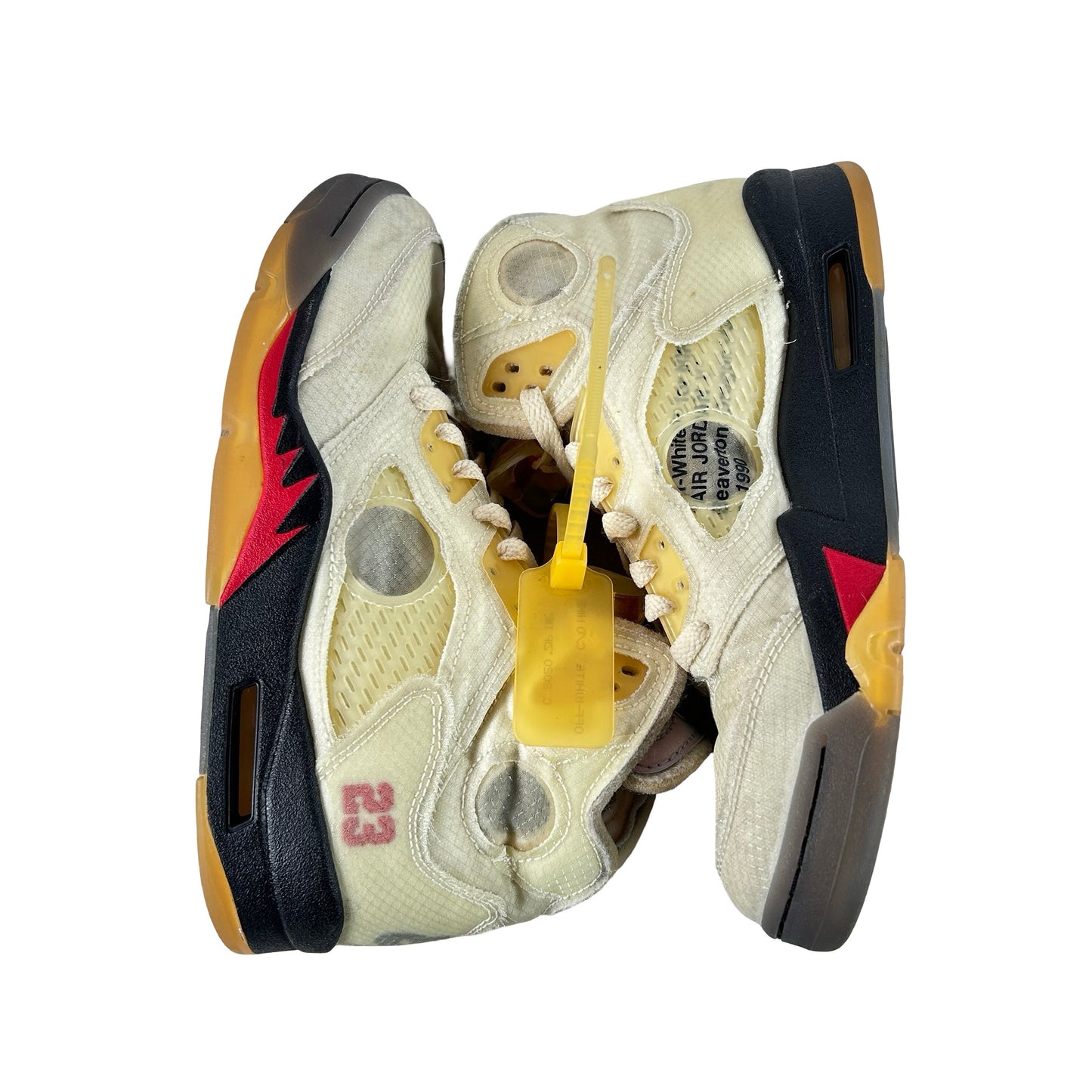 DH8565 100 Jordan 5 Off-White Sail [USED] - 6.5 M (Used2)