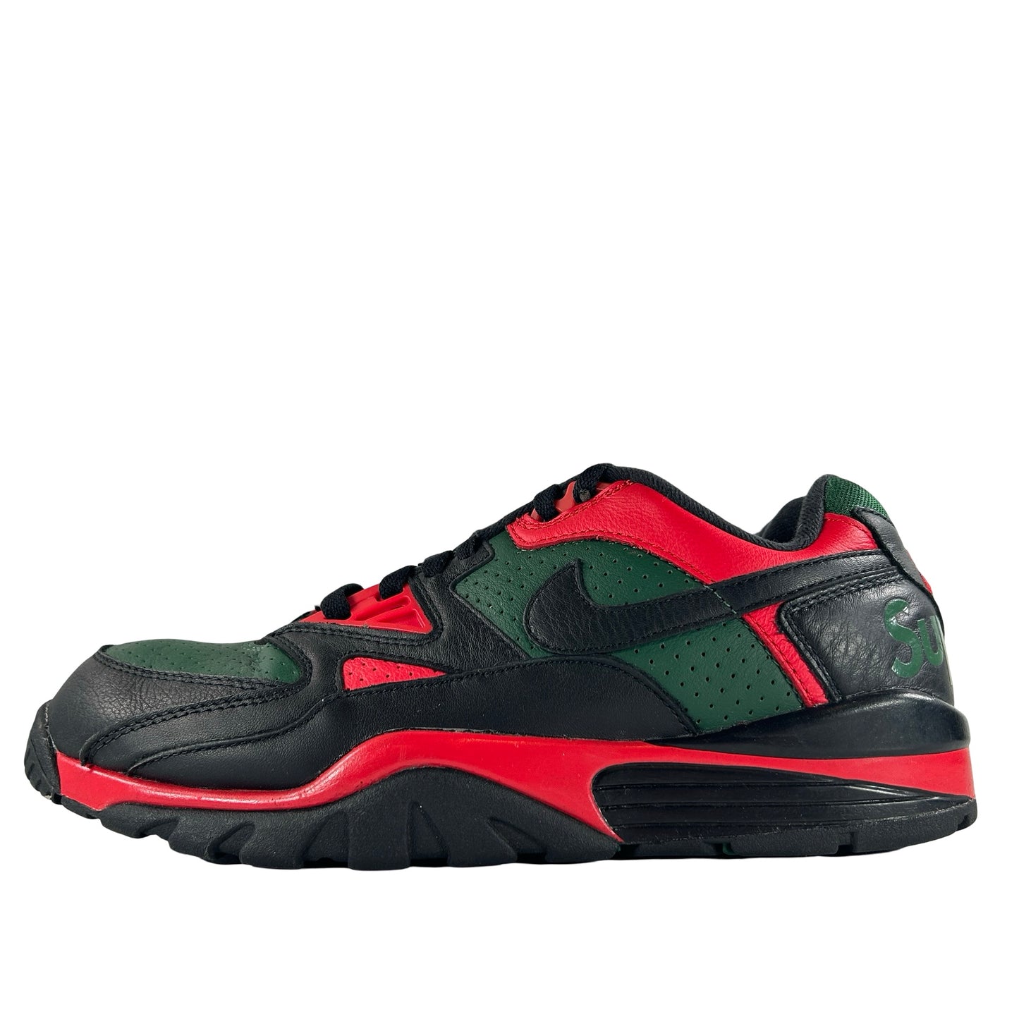CJ5291 001 Nike Cross Trainer Low Supreme Black Green Red [USED] - 9.5 M (Used) (Replace Box)
