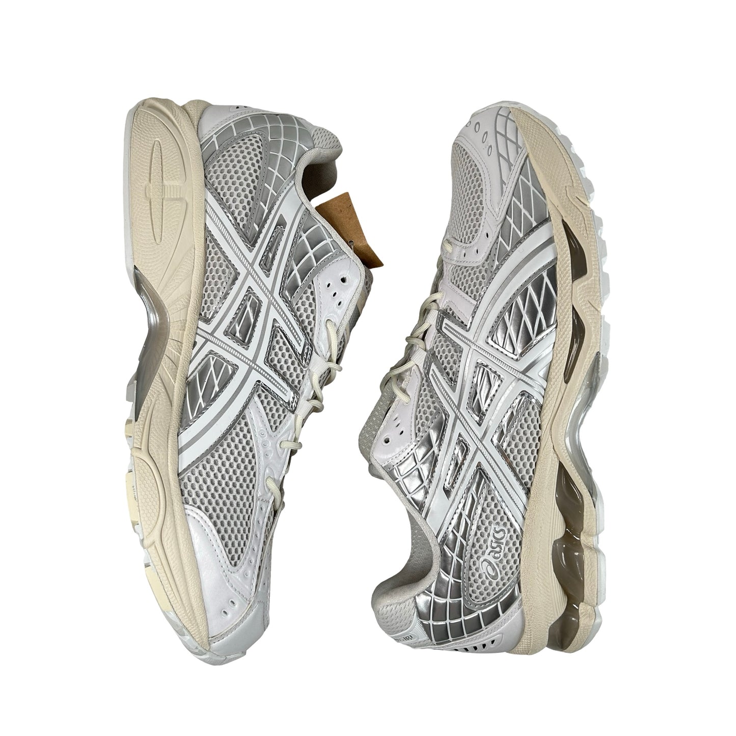 1203A761 100 ASICS Gel-Nimbus 10.1 White Pure Silver [USED] - 11.5 M (Used)
