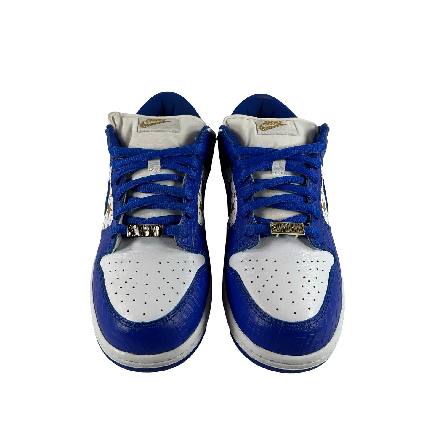 DH3228 100 Nike SB Dunk Low Supreme Stars Hyper Royal (2021) [USED] - 9 M (Used)