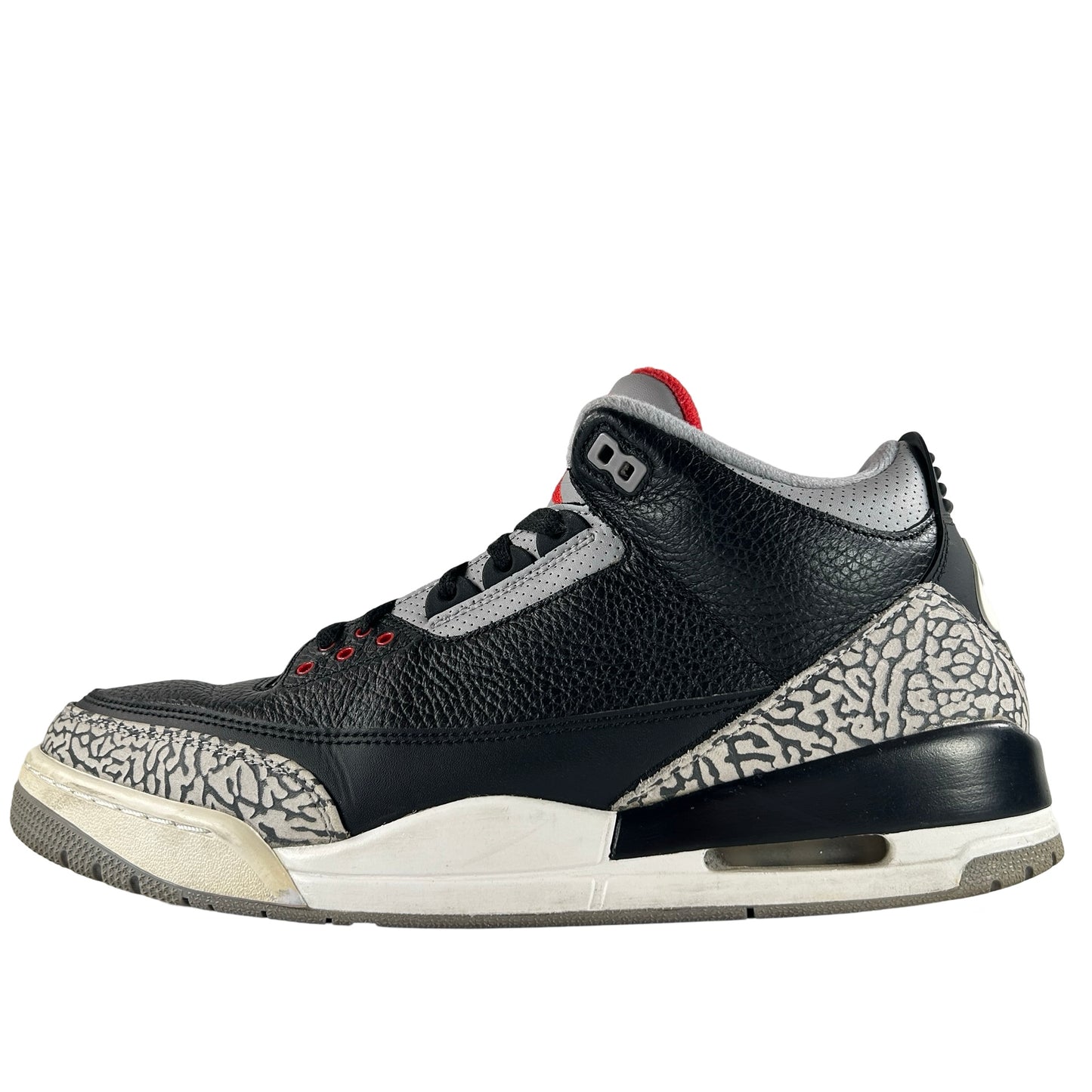 854262 001 Jordan 3 Black Cement 2018 [USED] - 13 M (Used) (No Box)