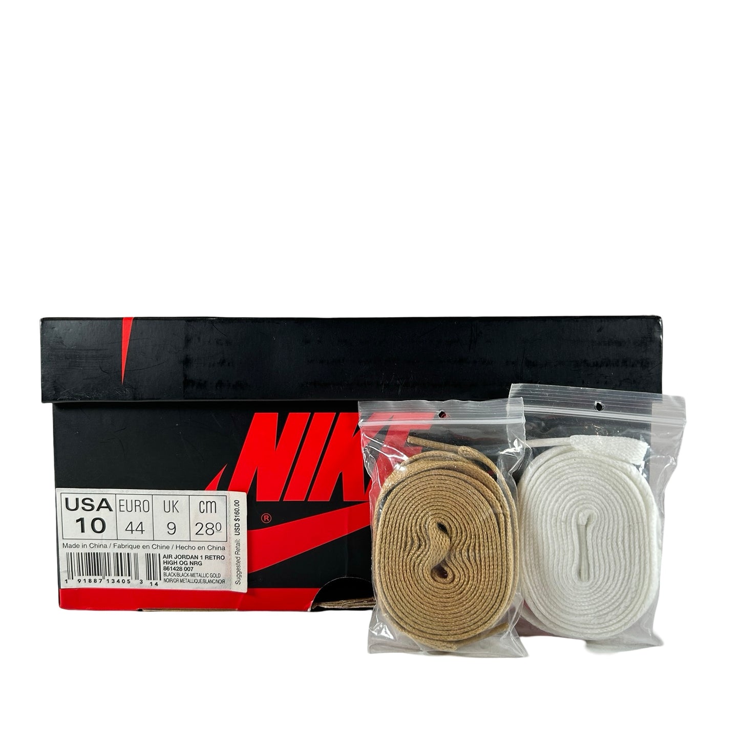 861428 007 Jordan 1 Retro High NRG Patent Gold Toe [USED] - 10 M (Used)