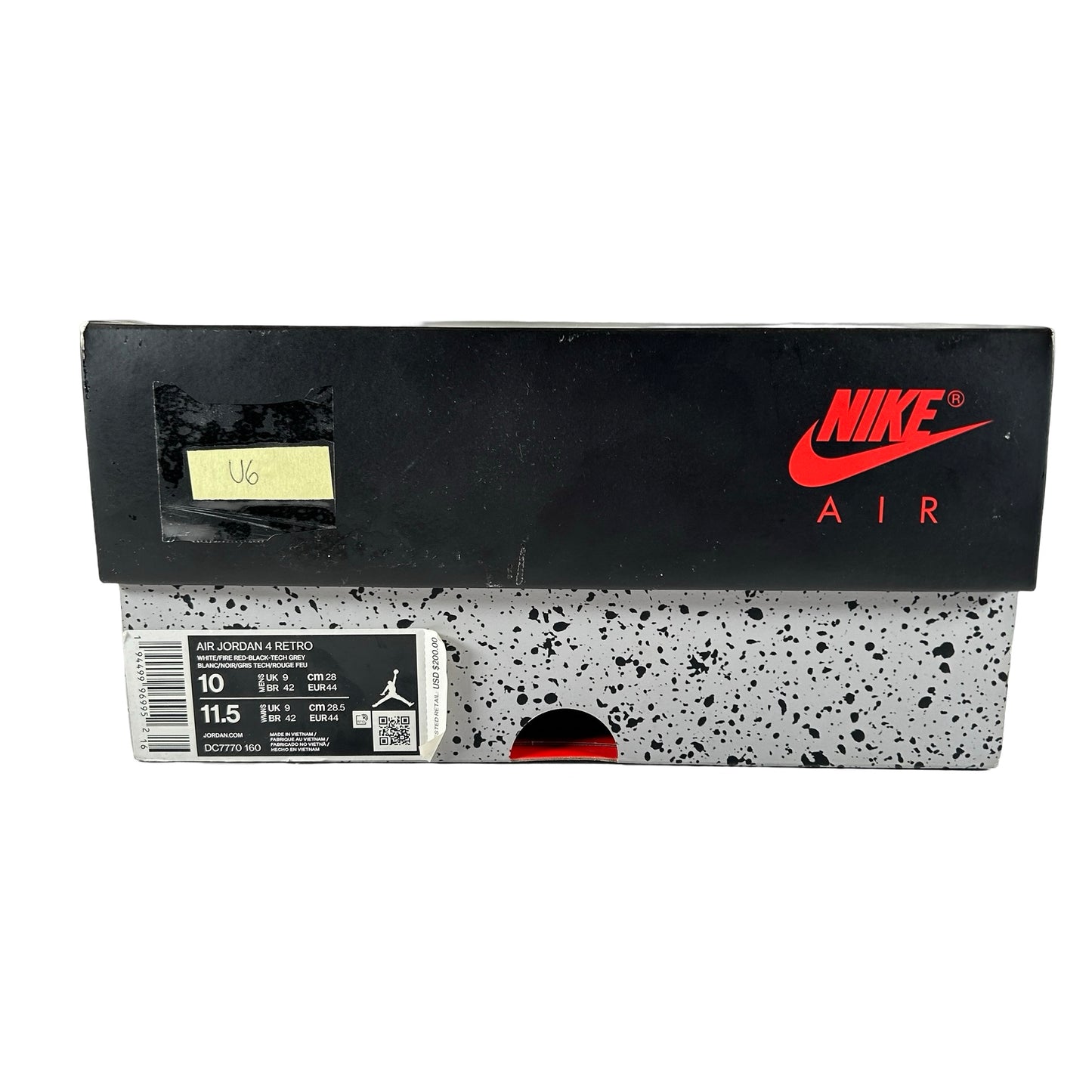 DC7770 160 Jordan 4 Retro Fire Red (2020) [USED] - 10 M (Used6)