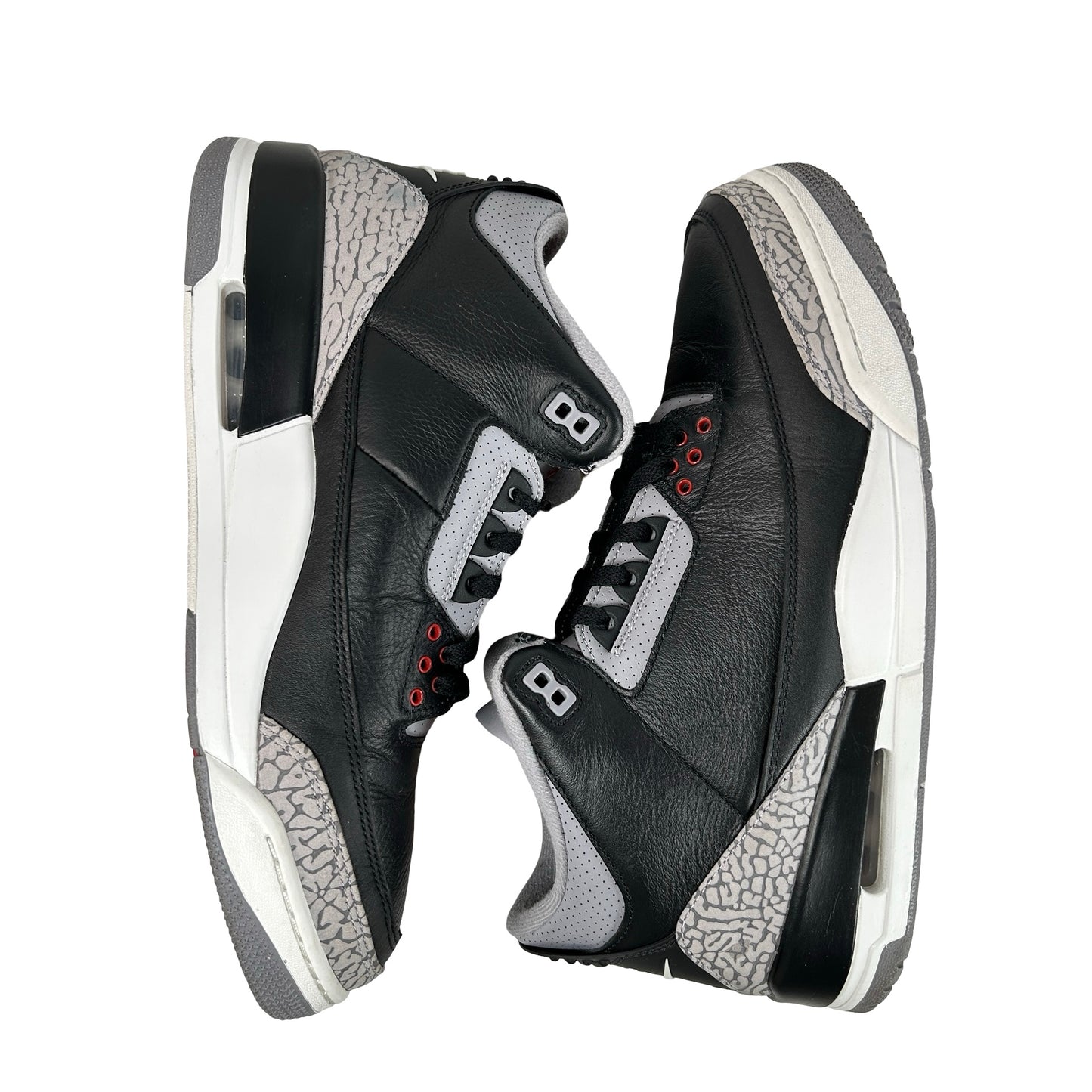 DN3707 010 Jordan 3 Retro Black Cement Reimagined (2024) [USED] - 12 M (Used) (Replace Box)