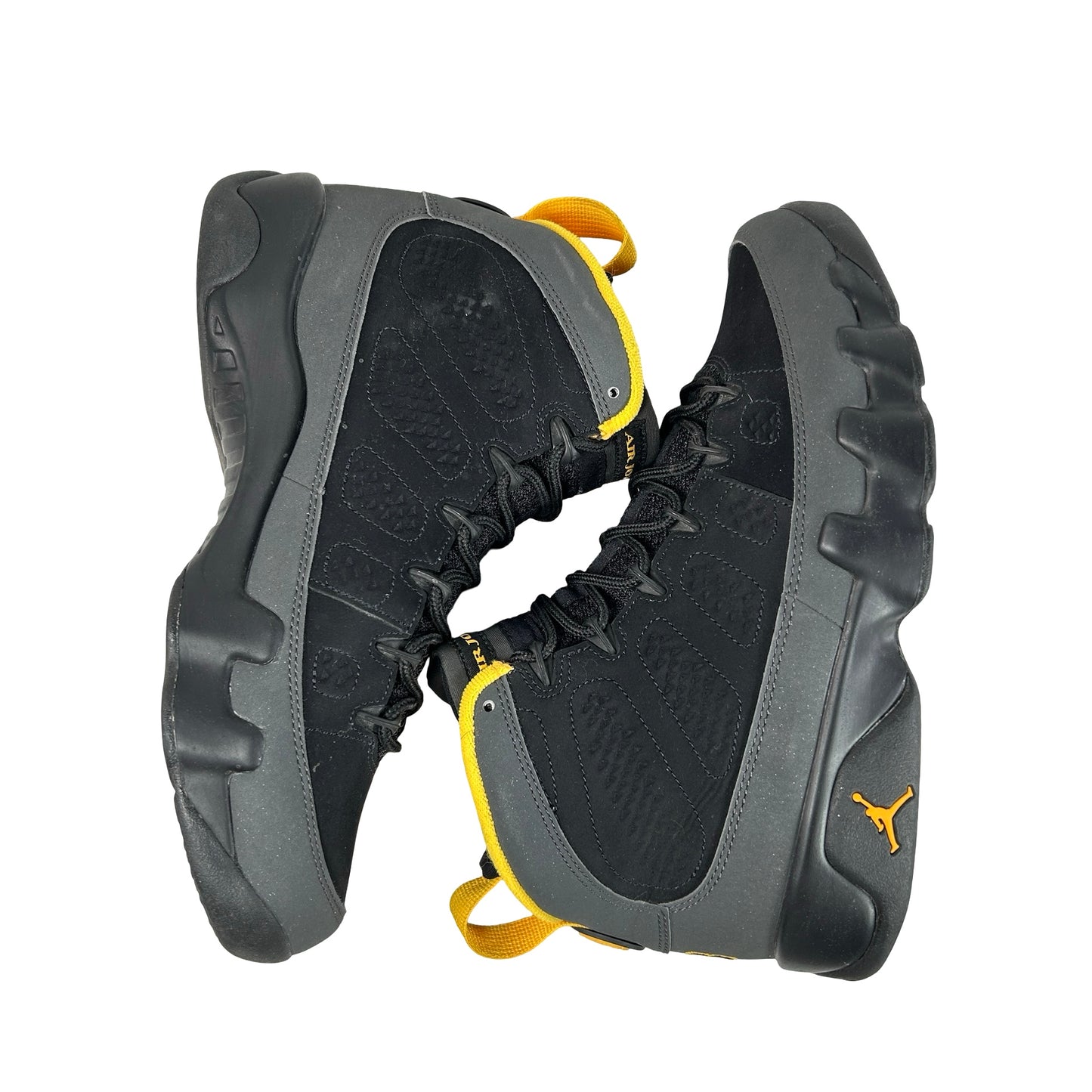 CT8019 070 Jordan 9 Retro Dark Charcoal University Gold [USED] - 8 M (Used)
