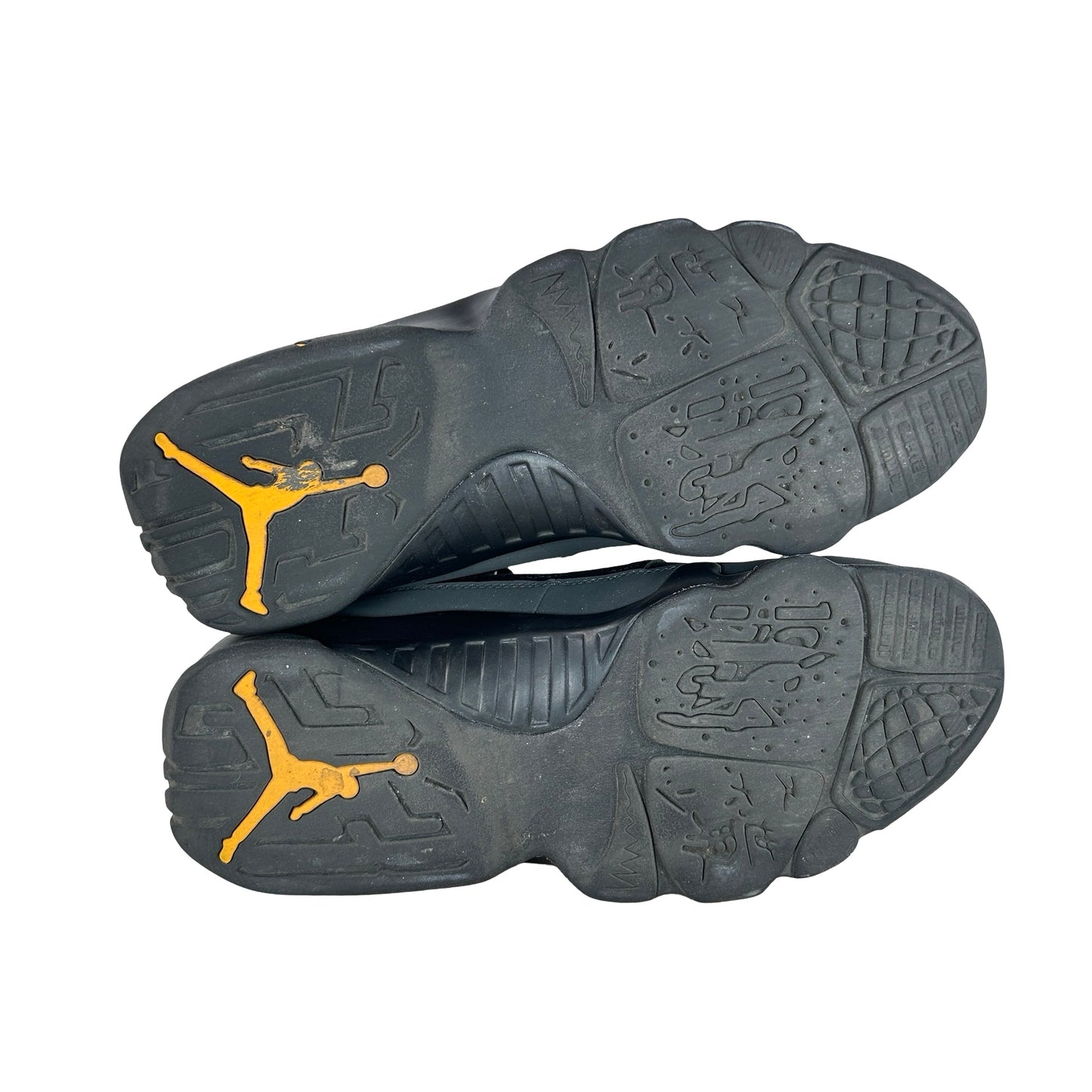 CT8019 070 Jordan 9 Retro Dark Charcoal University Gold [USED] - 8 M (Used)