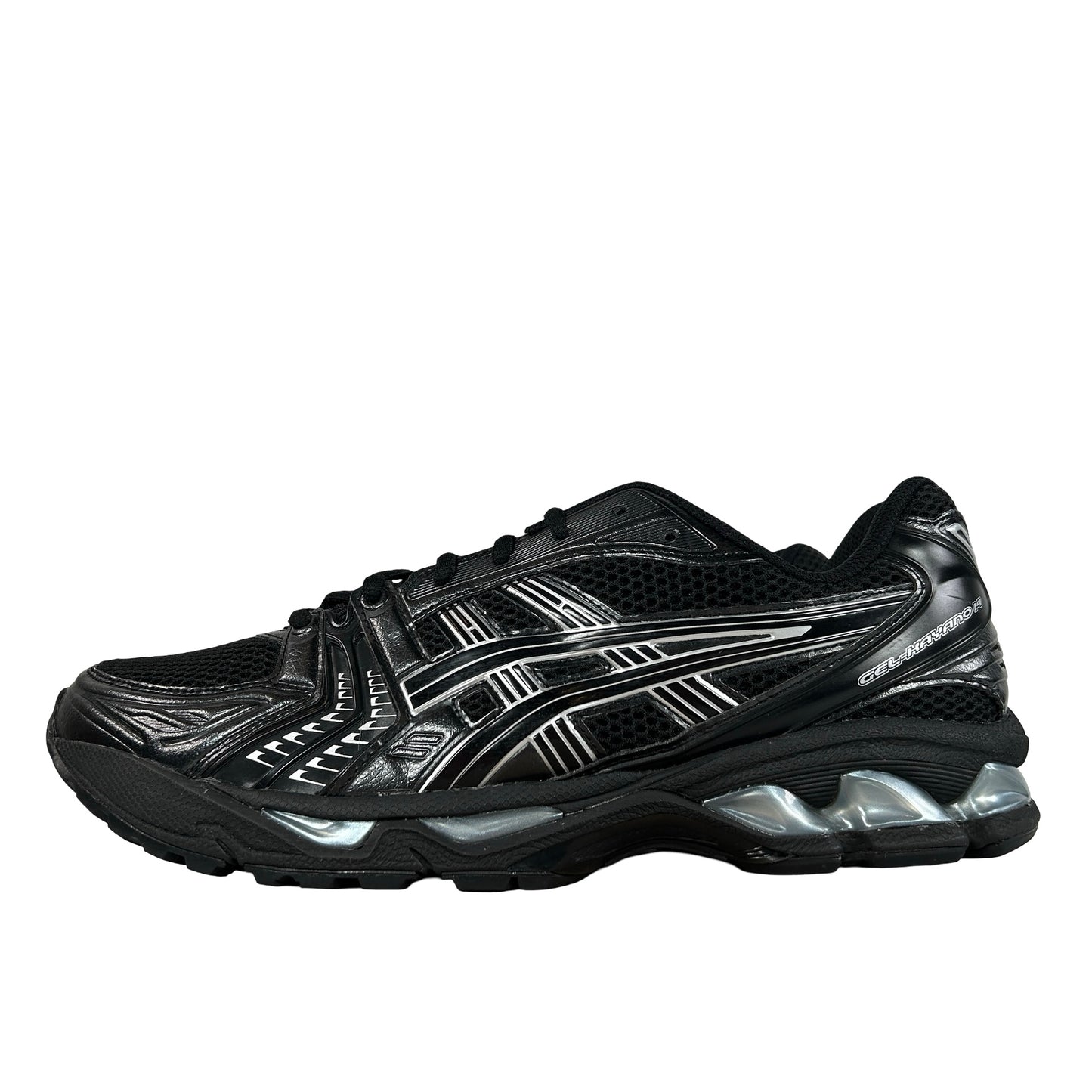 1201A019 006 ASICS Gel-Kayano 14 Black Pure Silver [USED] - 11.5 M (Used4)
