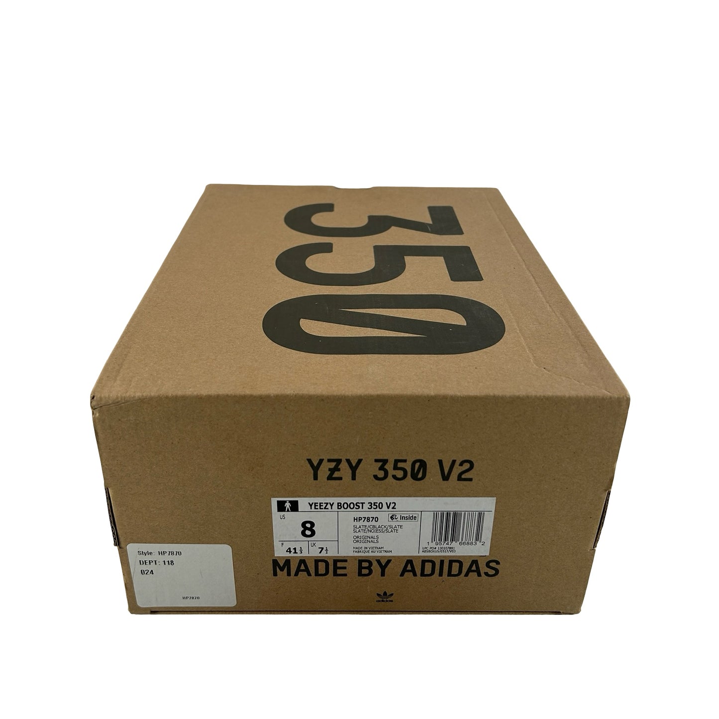 HP7870 adidas Yeezy Boost 350 V2 Slate [USED] - 8 M (Used)