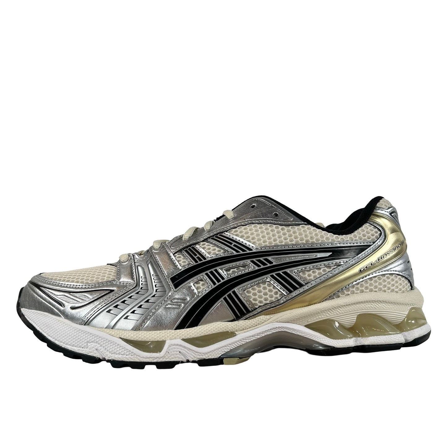 1203A537 200 ASICS Gel-Kayano 14 Birch Pure Silver [USED] - 11 M (Used)