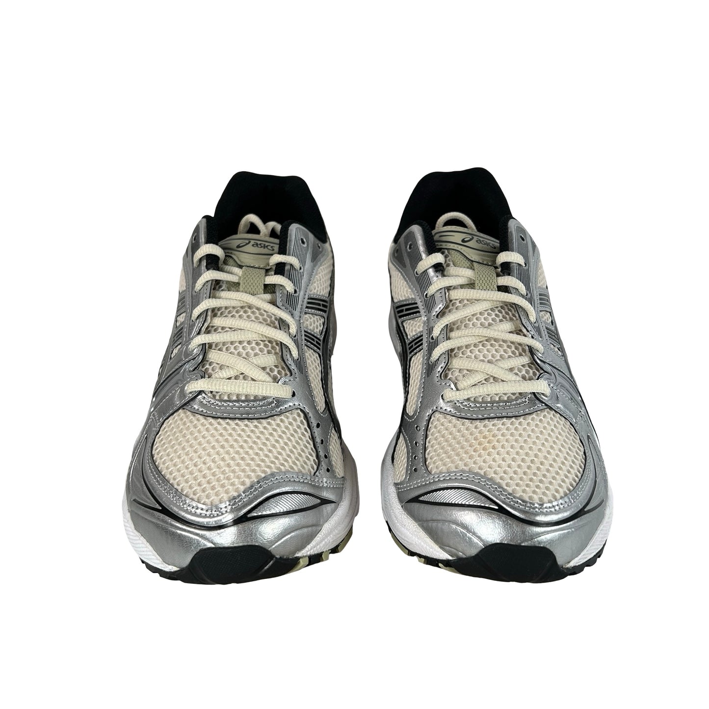 1203A537 200 ASICS Gel-Kayano 14 Birch Pure Silver [USED] - 11 M (Used)