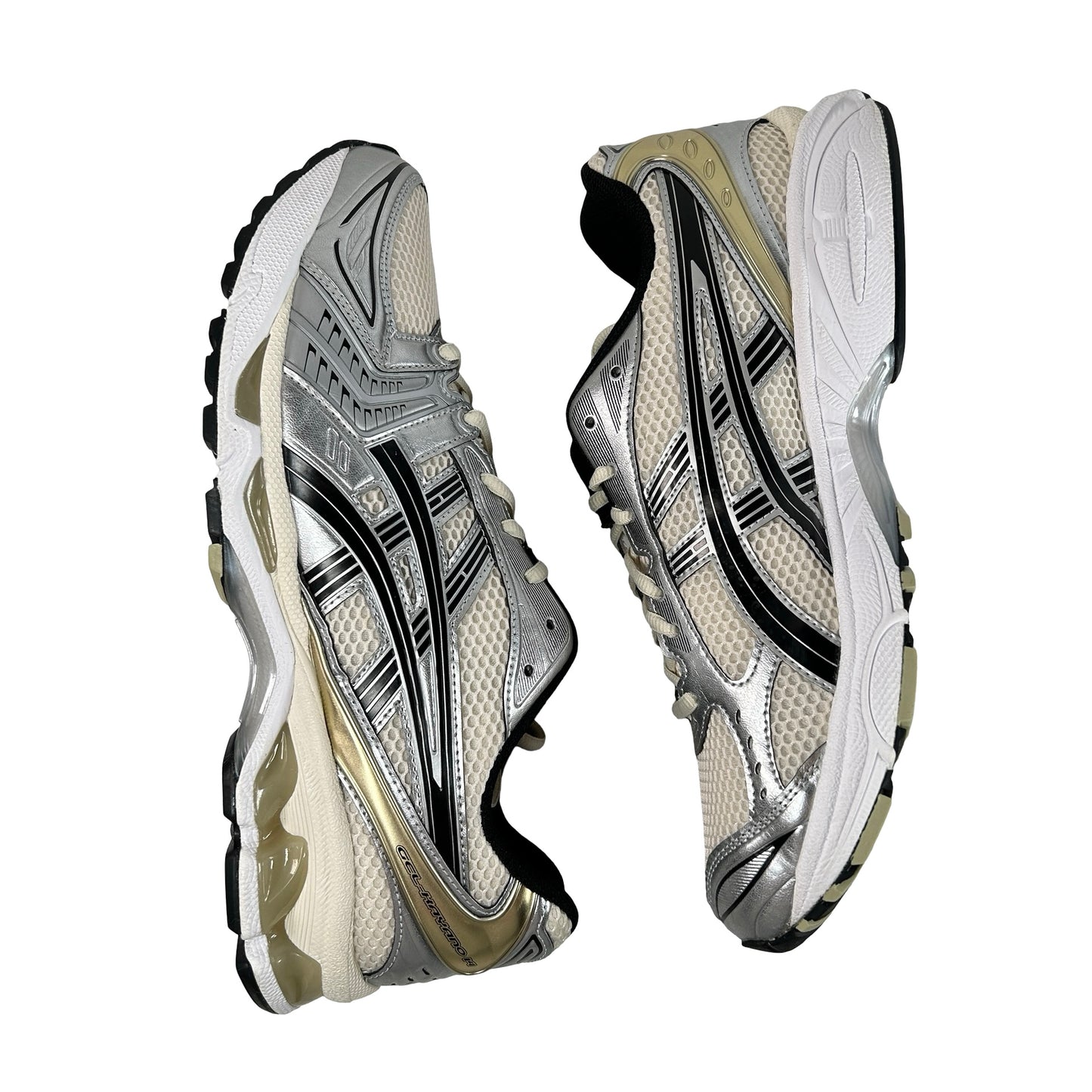 1203A537 200 ASICS Gel-Kayano 14 Birch Pure Silver [USED] - 11 M (Used)