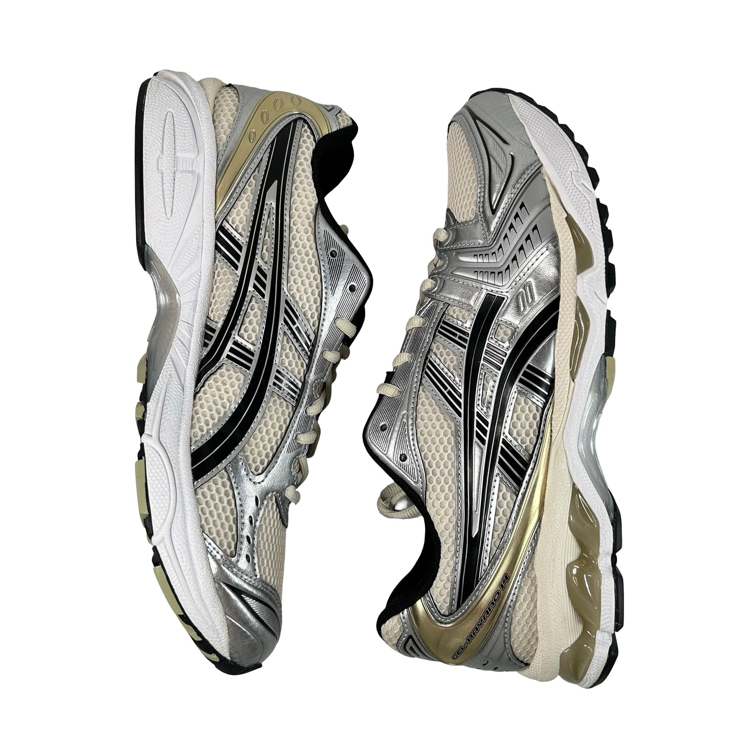 1203A537 200 ASICS Gel-Kayano 14 Birch Pure Silver [USED] - 11 M (Used)