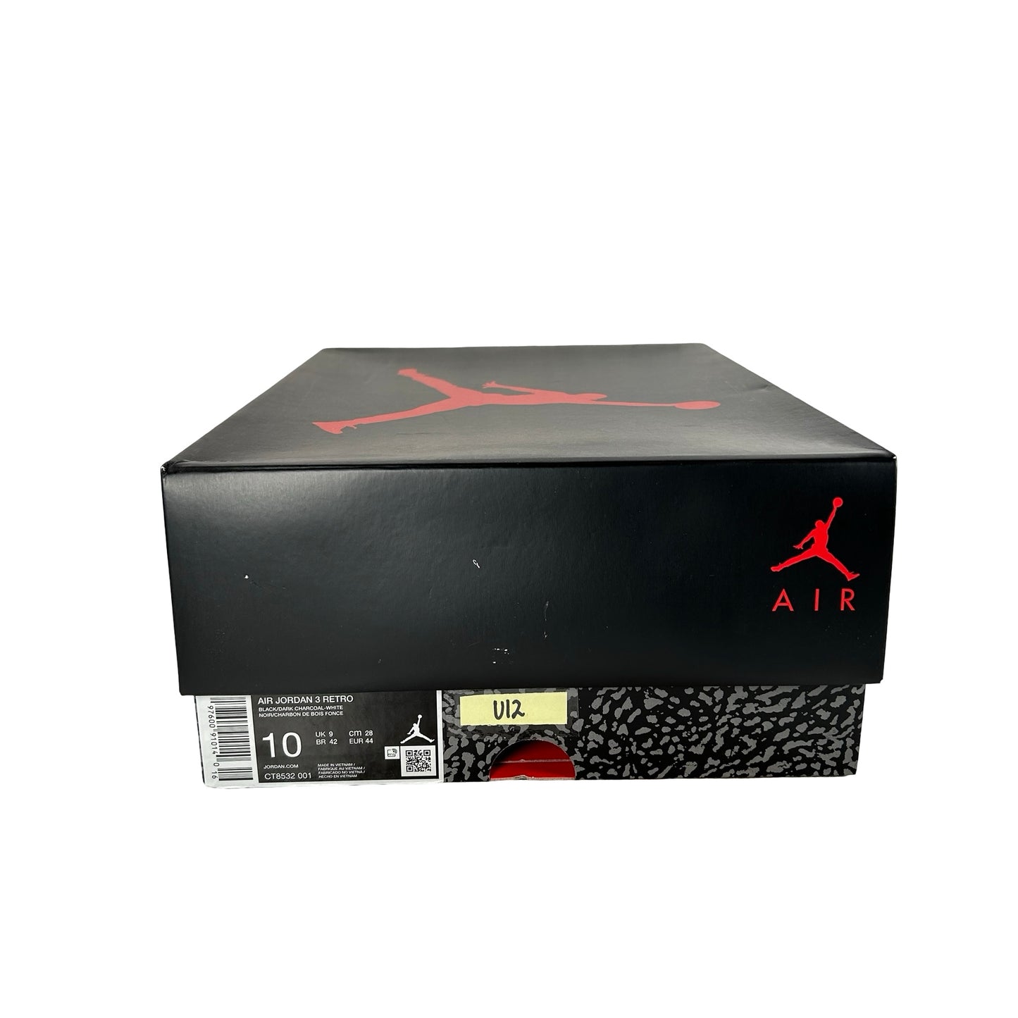 CT8532 001 Jordan 3 Retro Black Cat (2025) [USED] - 10 M (Used12)