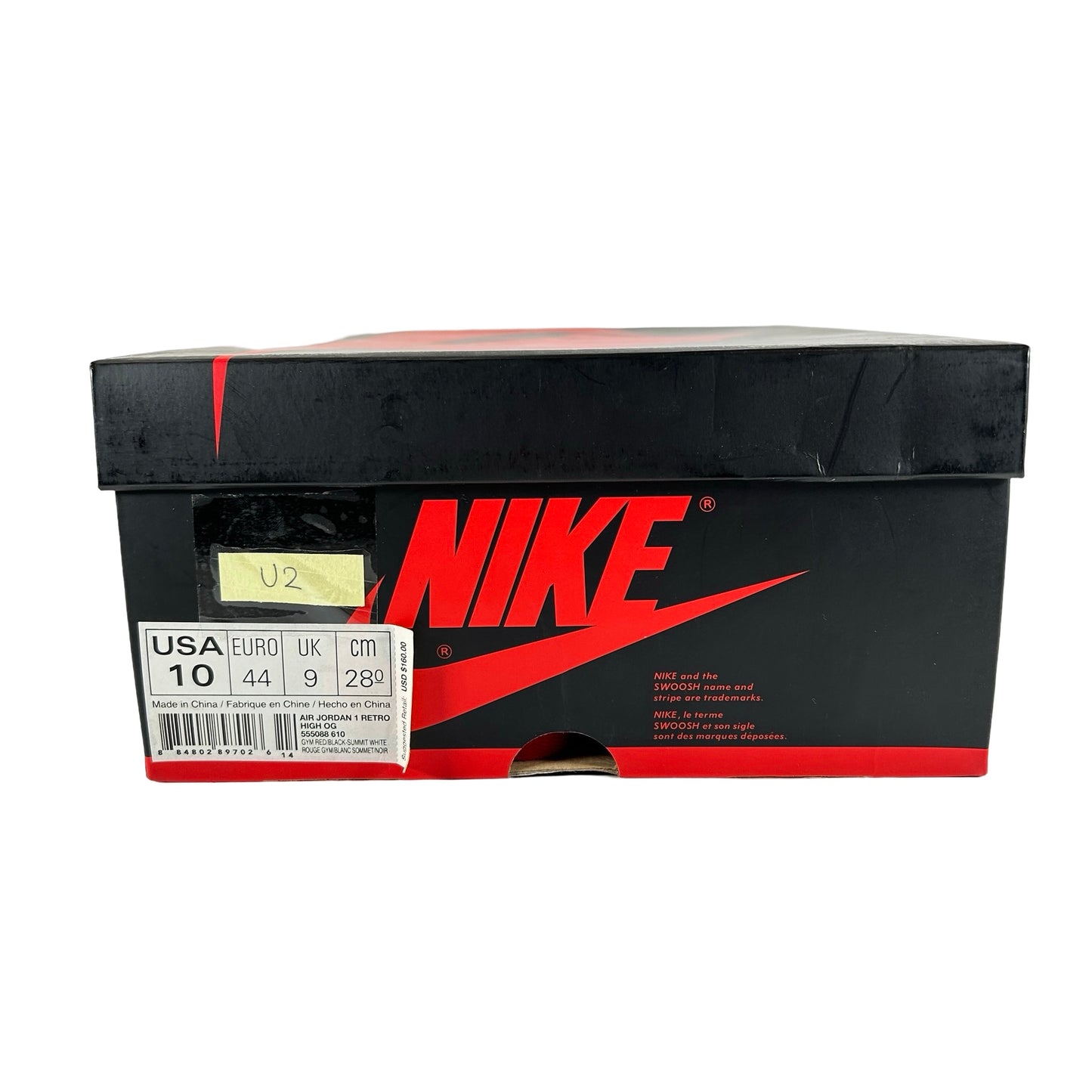 555088 610 Jordan 1 Bred Toe [USED] - 10 M (Used2)