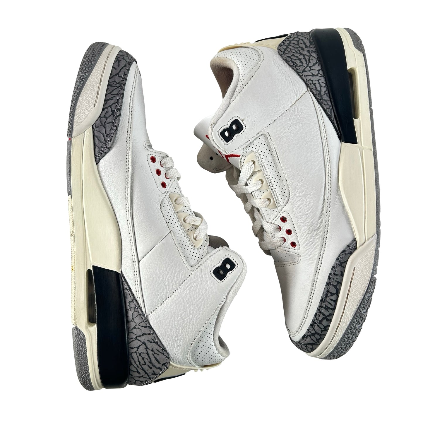 DN3707 100 Jordan 3 Retro White Cement Reimagined [USED] - 10.5 M (Used2) (No Box)