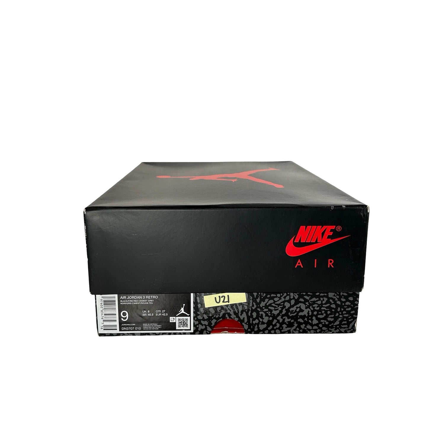 DN3707 010 Jordan 3 Retro Black Cement Reimagined (2024) [USED] - 9 M (Used21)