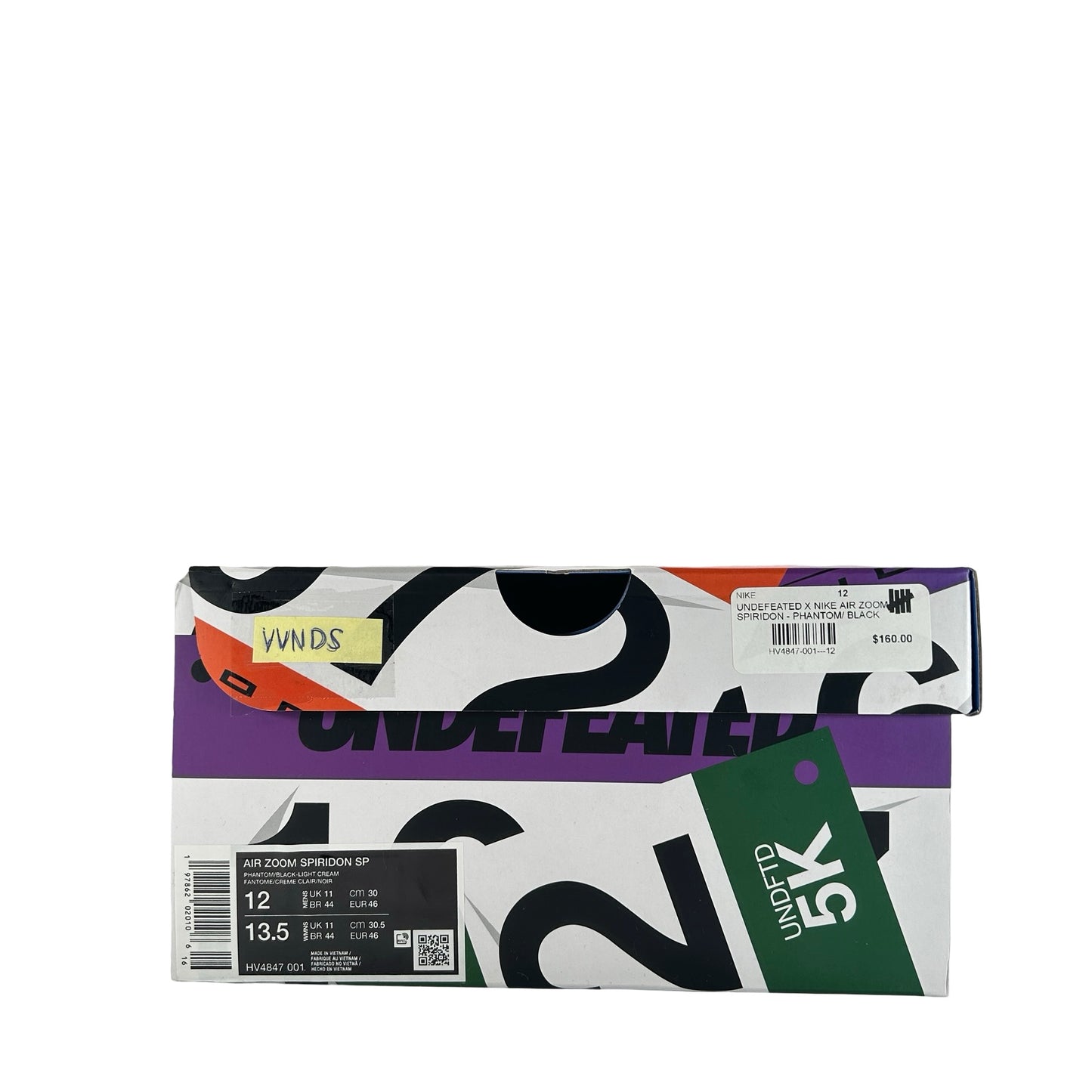 HV4847 001 Nike Air Zoom Spiridon Undefeated Phantom [USED] - 12 M (VVNDS)