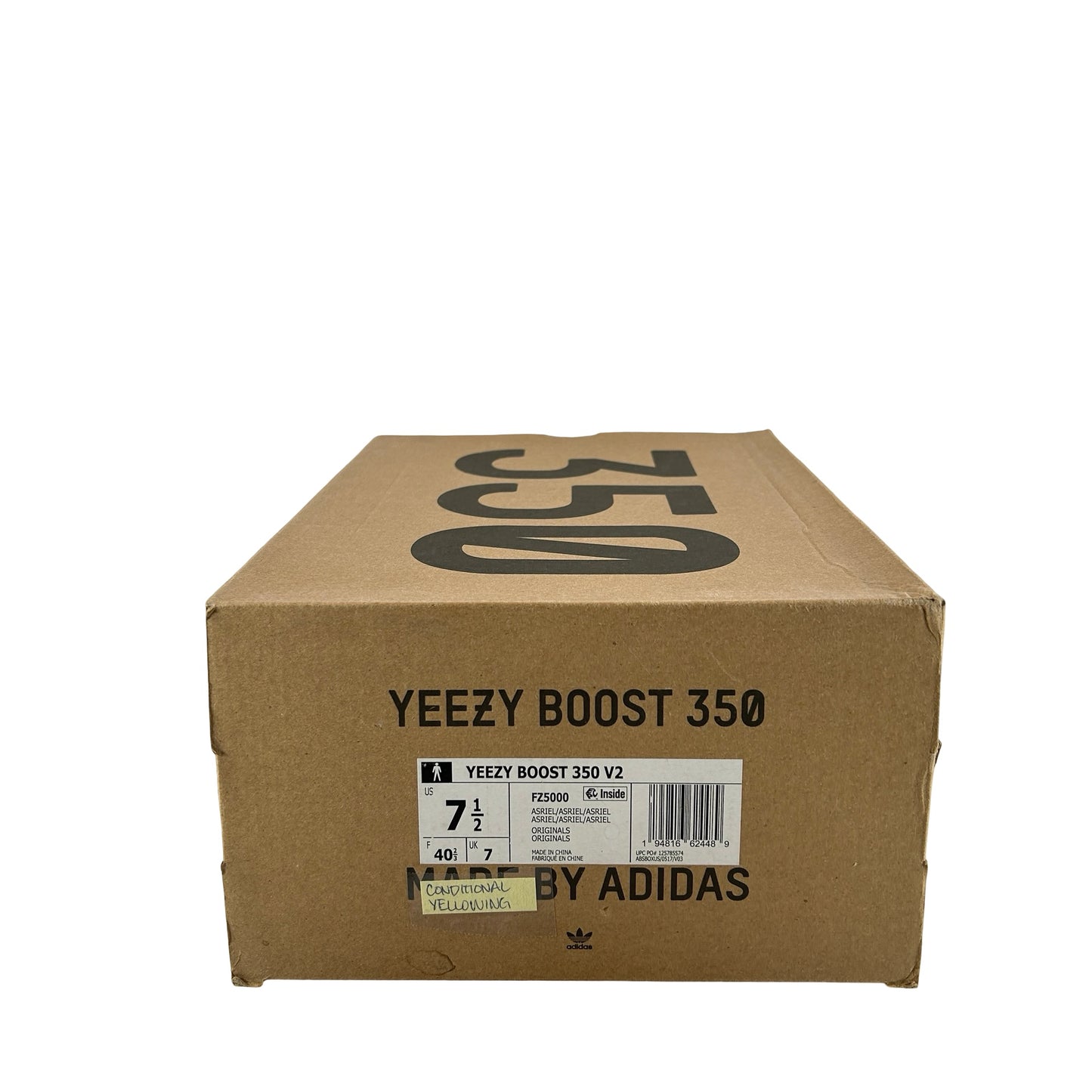 FZ5000 adidas Yeezy Boost 350 V2 Carbon [CONDITIONAL] - 7.5 M (Yellowing Soles)