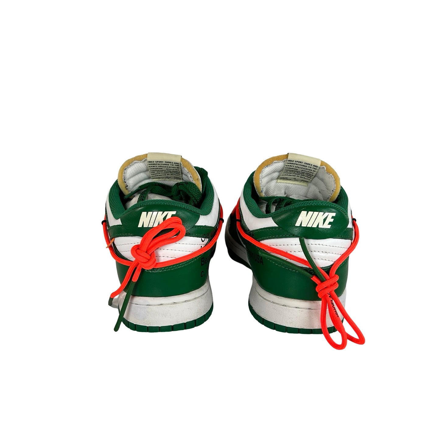 CT0856 100 Nike Dunk Low Off-White Green [USED] - 10 M (Used2)