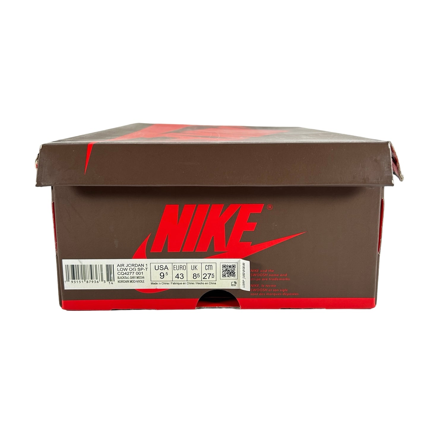 CQ4277 001 Jordan 1 Low Travis Scott Mocha [USED] - 9.5 M (Used)