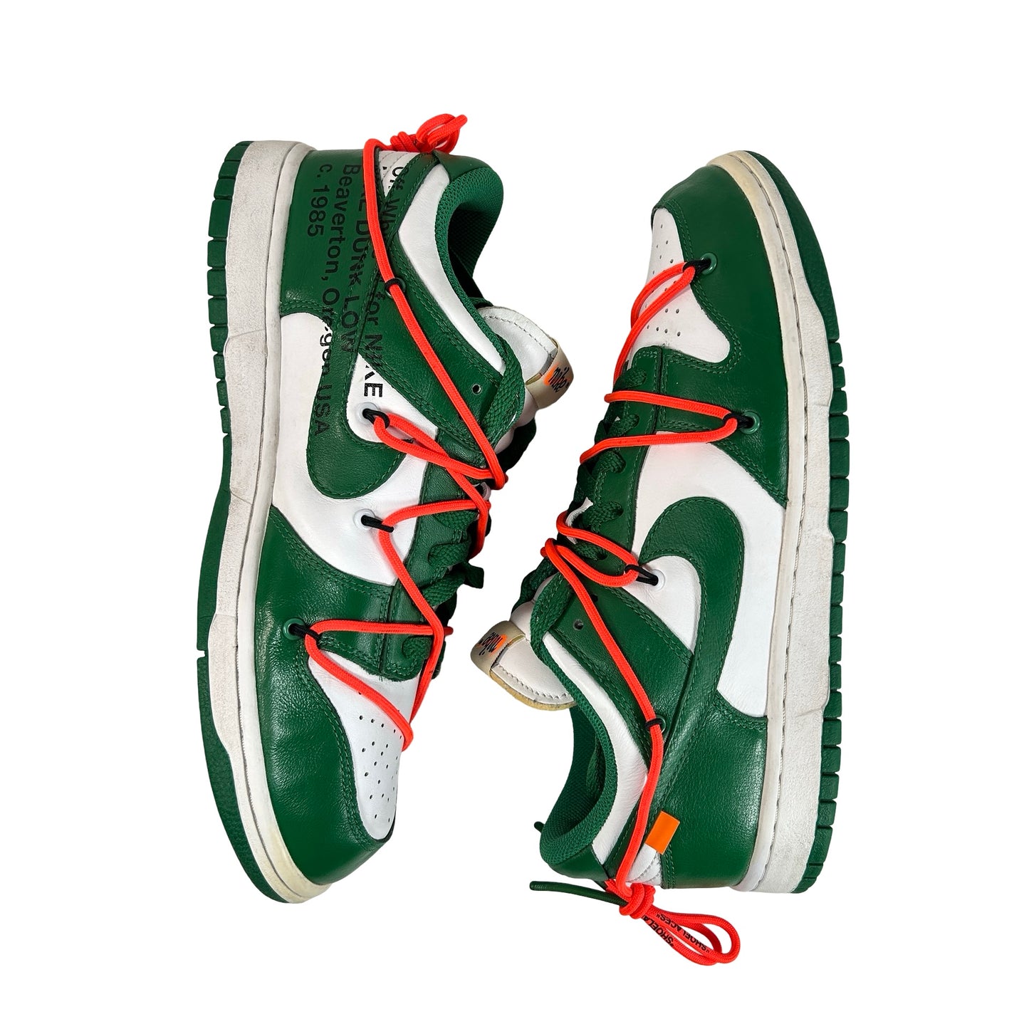 CT0856 100 Nike Dunk Low Off-White Green [USED] - 10 M (Used2)