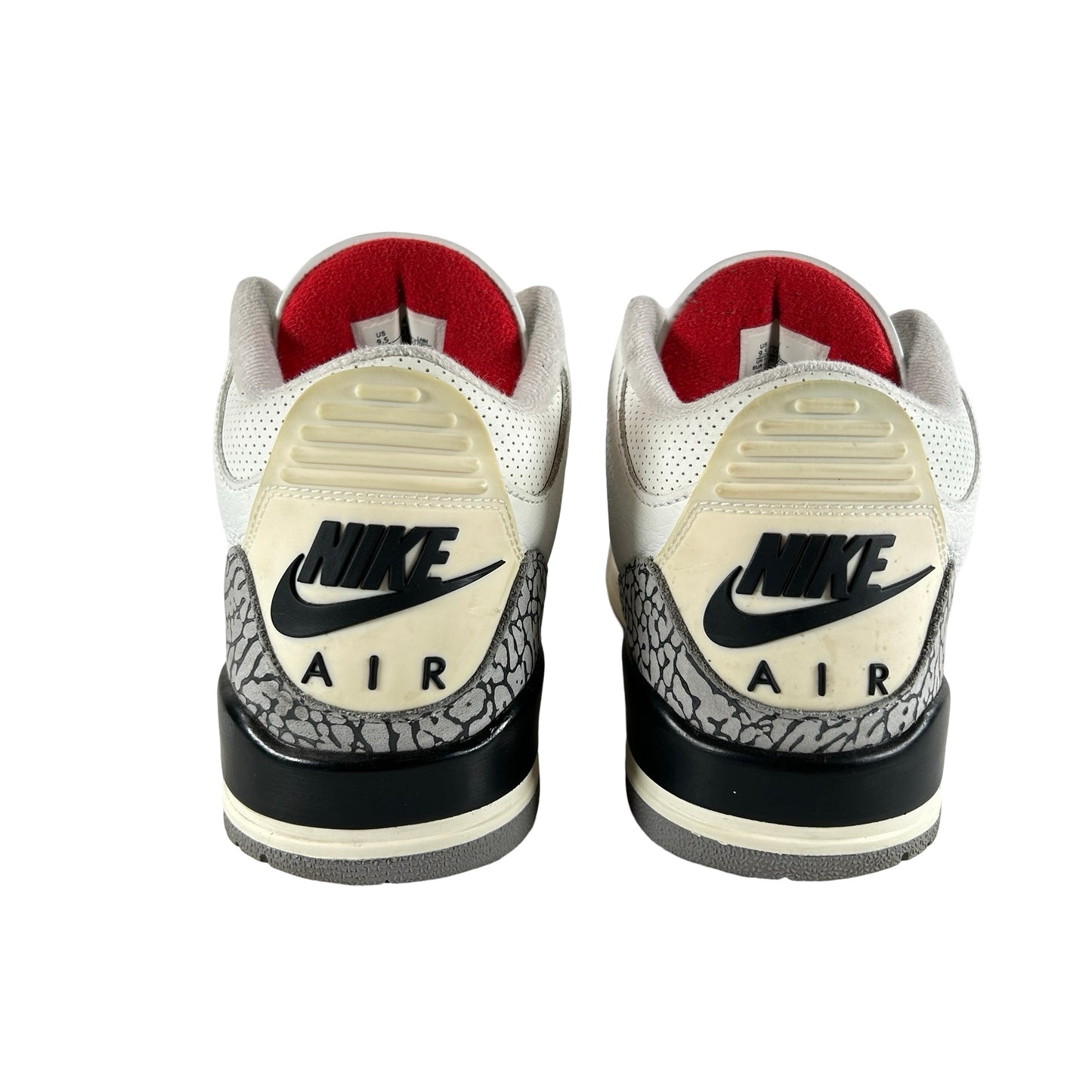 DN3707 100 Jordan 3 Retro White Cement Reimagined [USED] - 9.5 M (Used2) (No Box2)