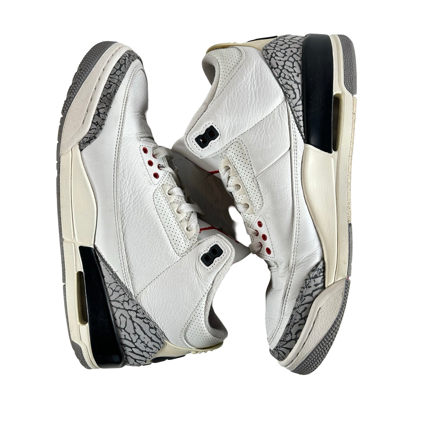 DN3707 100 Jordan 3 Retro White Cement Reimagined [USED] - 9.5 M (Used2) (No Box2)