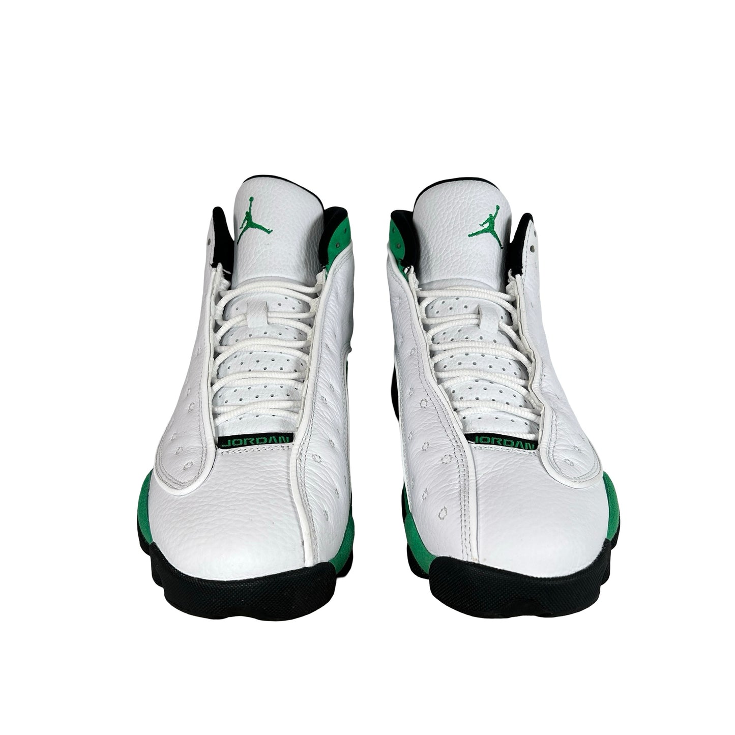 DB6537 113 Jordan 13 Retro White Lucky Green [USED] - 9 M (Used)