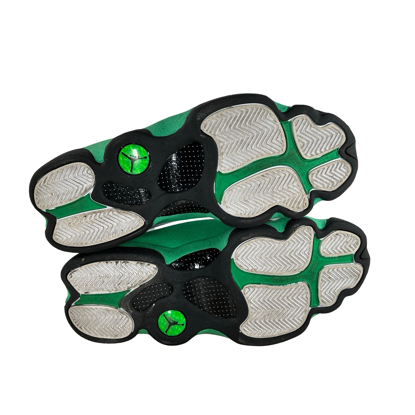 DB6537 113 Jordan 13 Retro White Lucky Green [USED] - 9 M (Used)