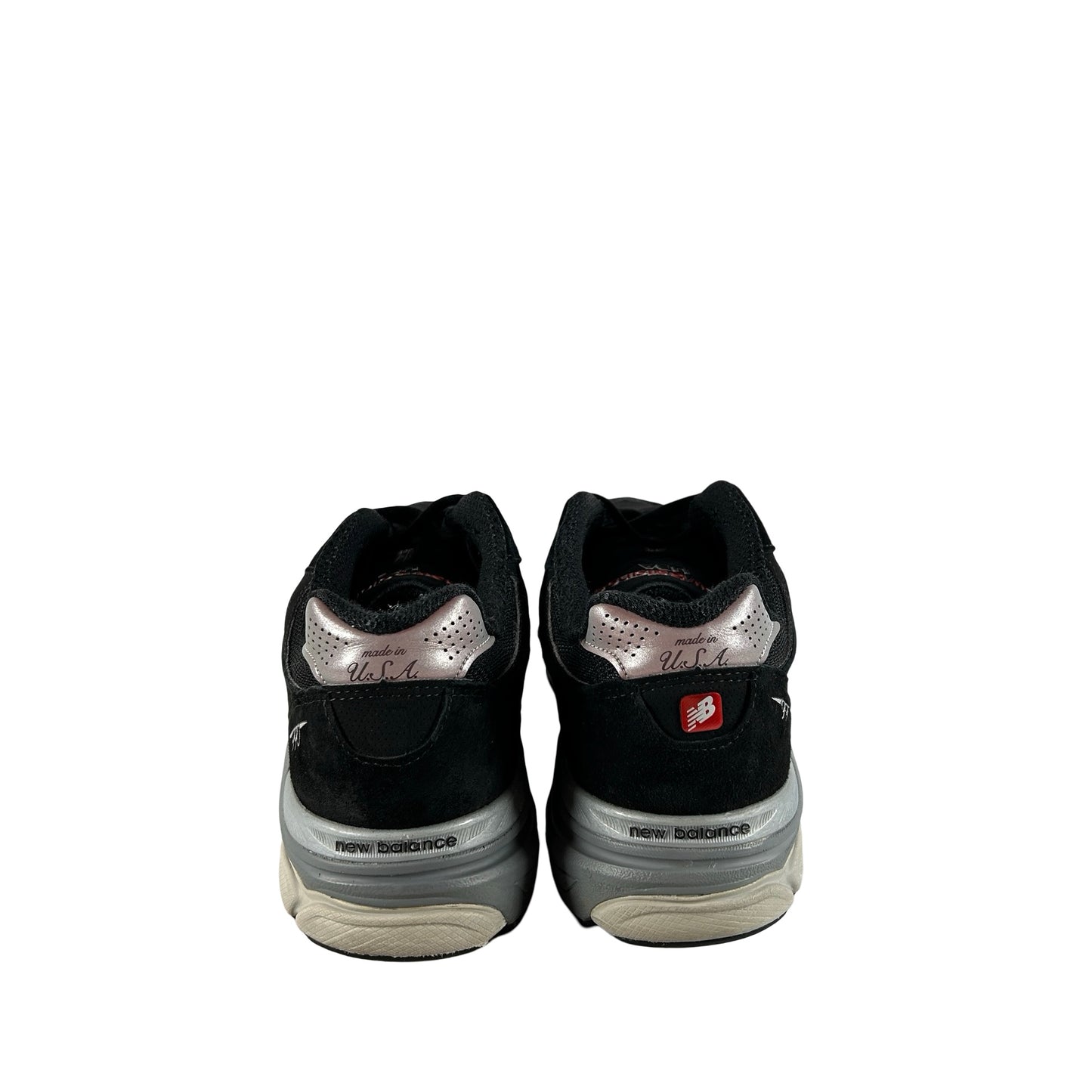 M990BS3 New Balance 990v3 MiUSA Black White [USED] - 12 M (Used)