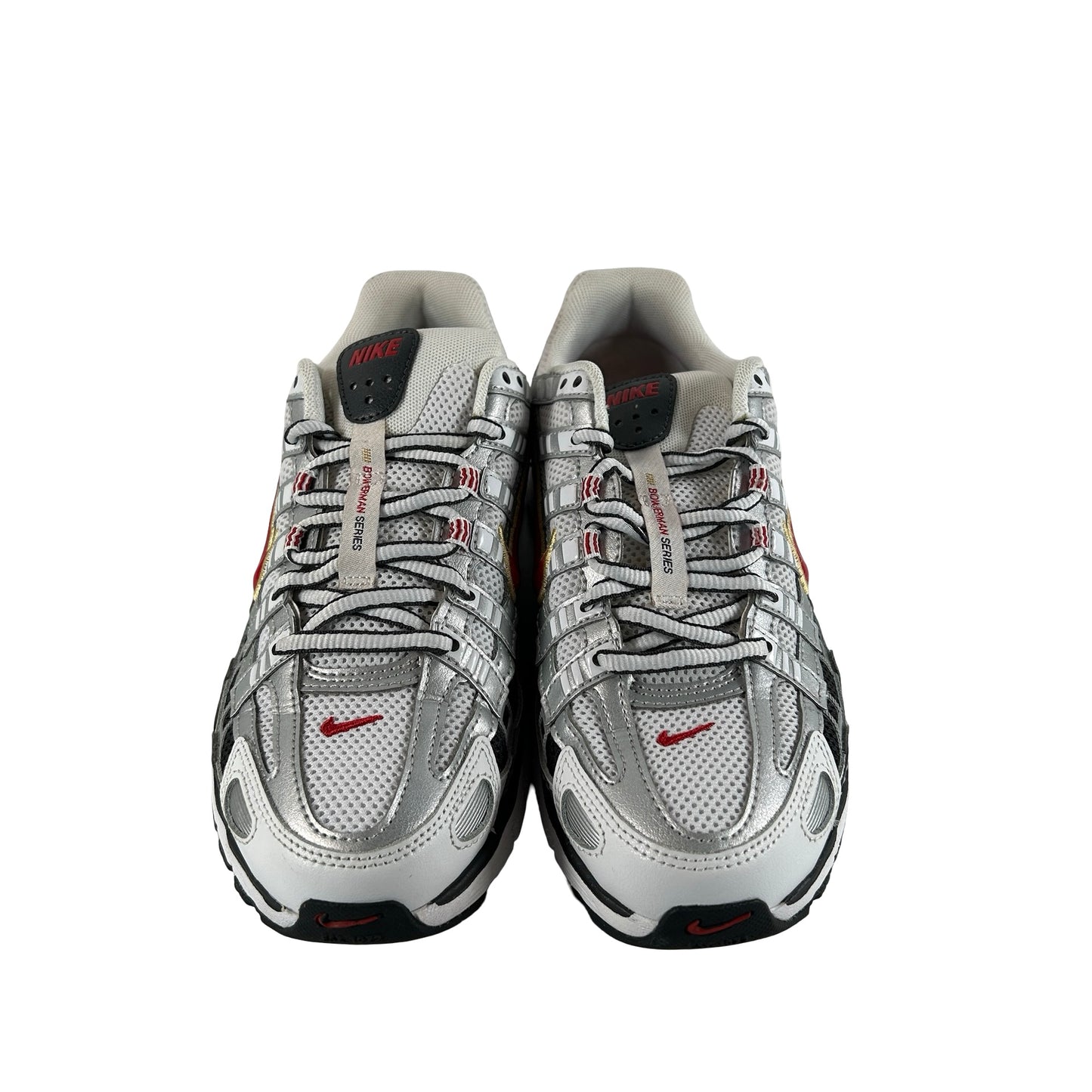 BV1021 101 Nike P-6000 White Gold Red (Women's) [USED] - 7 W (Used)