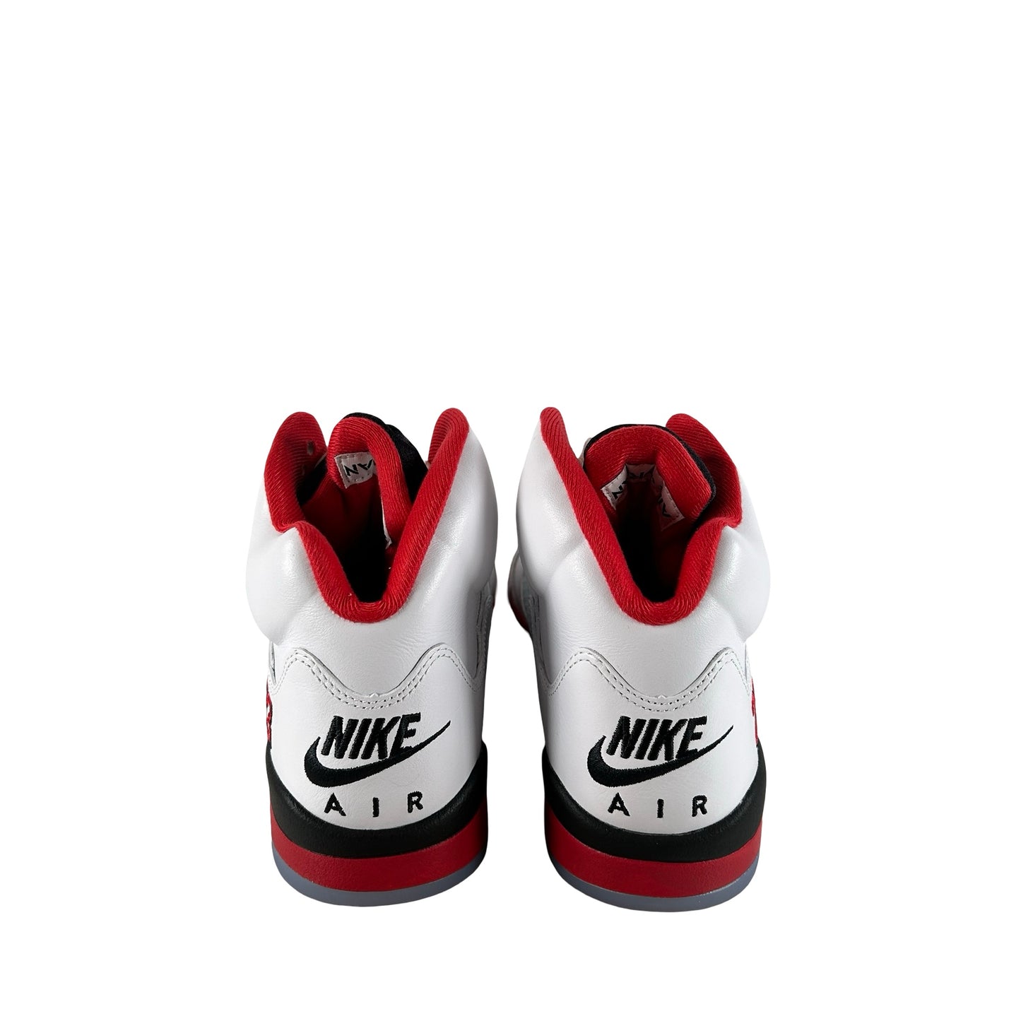 HQ7978 101 Jordan 5 Retro Fire Red Black Tongue (2025) [USED] - 8.5 M (Used)