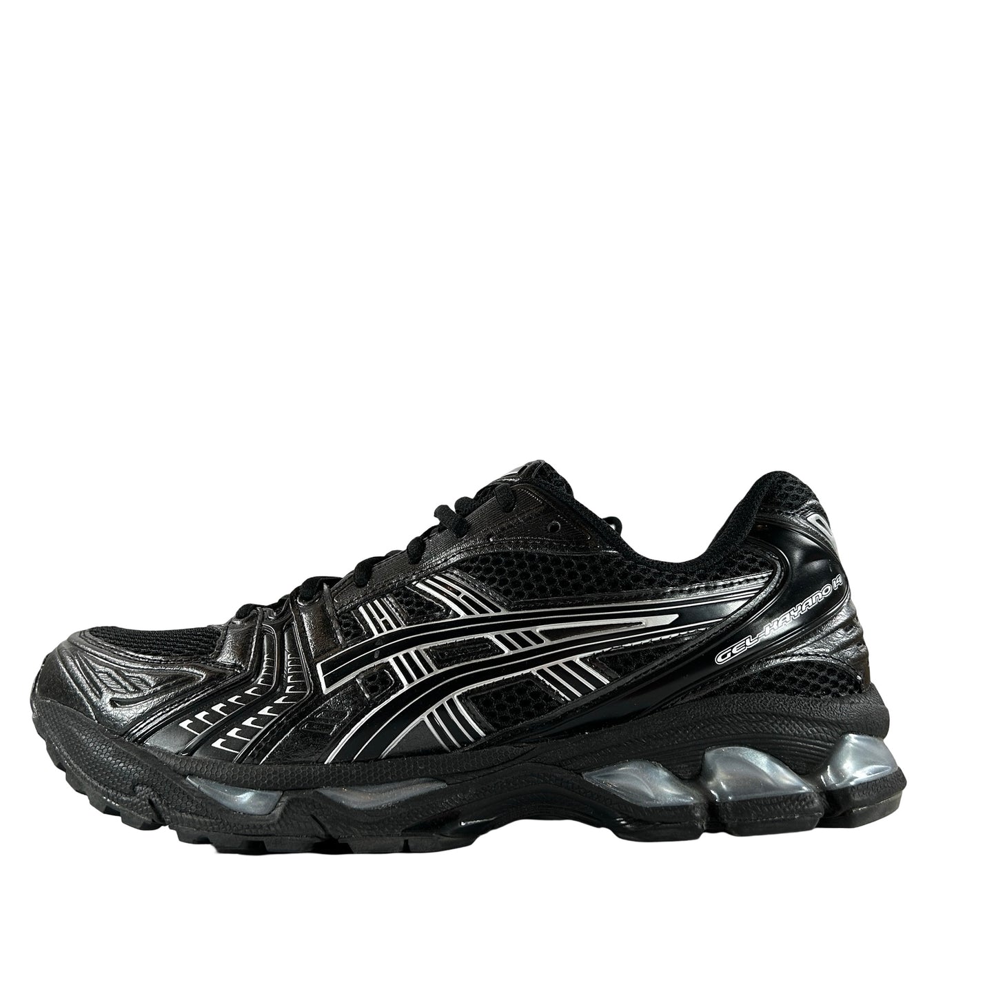 1201A019 006 ASICS Gel-Kayano 14 Black Pure Silver [USED] - 9 M (VNDS)
