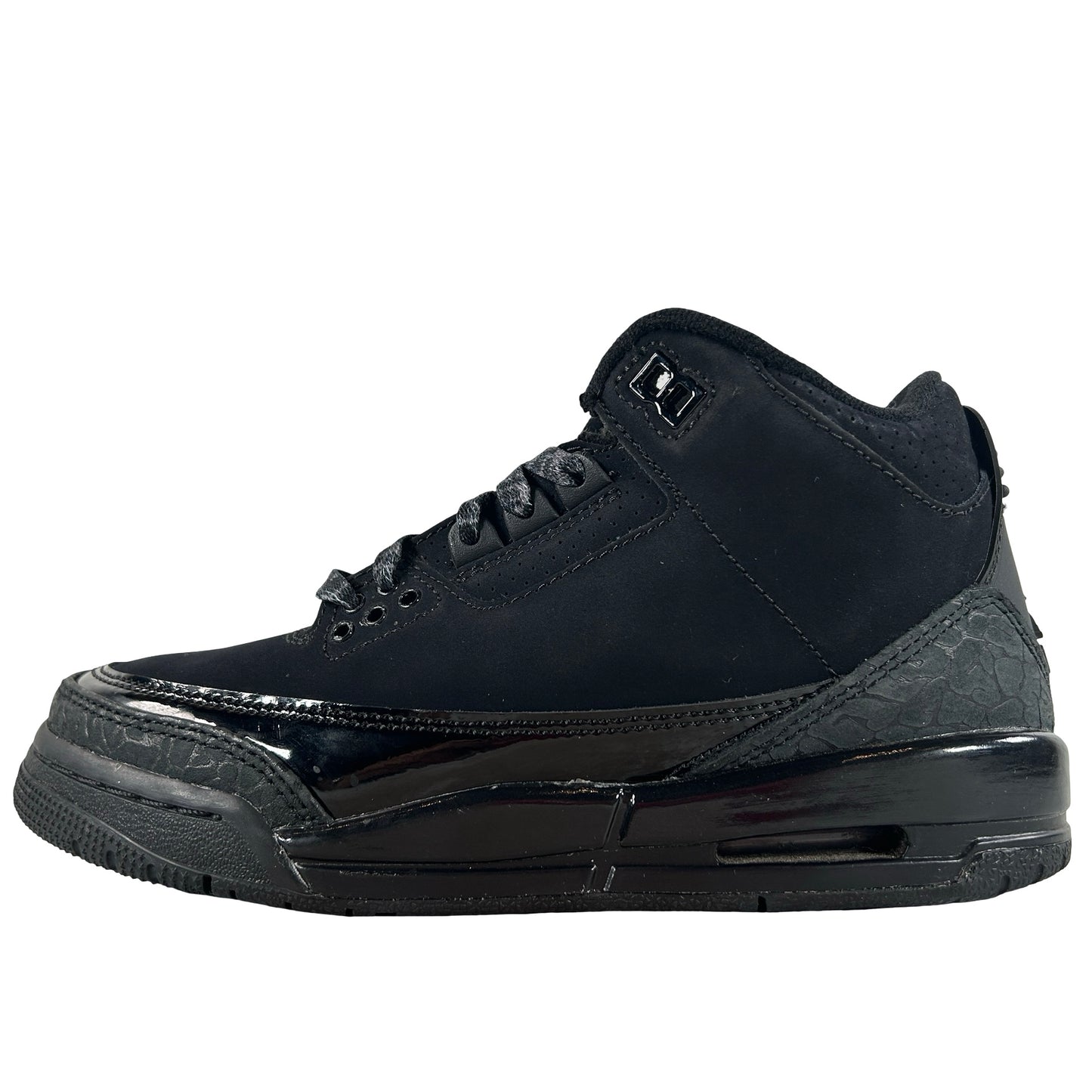 DM0967 001 Jordan 3 Retro Black Cat (2025) (GS) [USED] - 3.5 Y (Used) (Replace Lid)