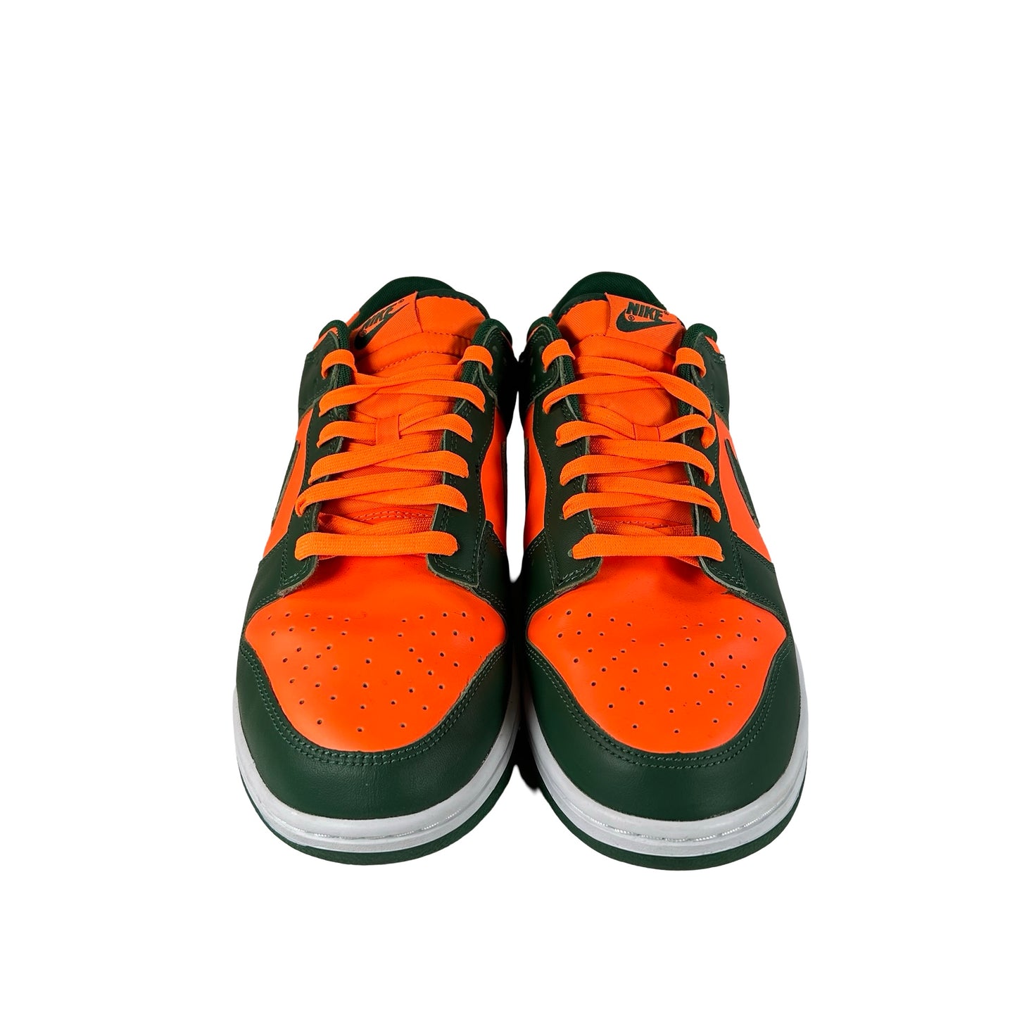 DD1391 300 Nike Dunk Low Retro Miami Hurricanes [USED] - 12 M (Used)