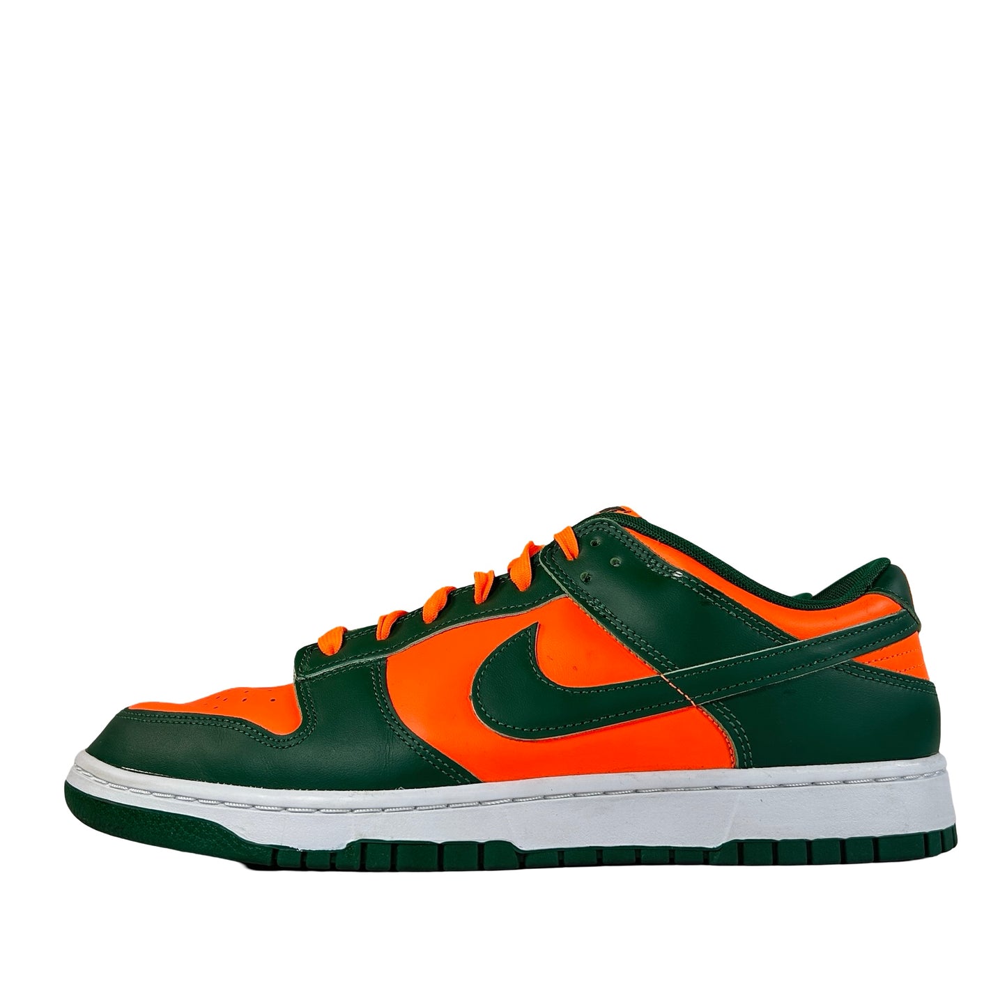 DD1391 300 Nike Dunk Low Retro Miami Hurricanes [USED] - 12 M (Used)