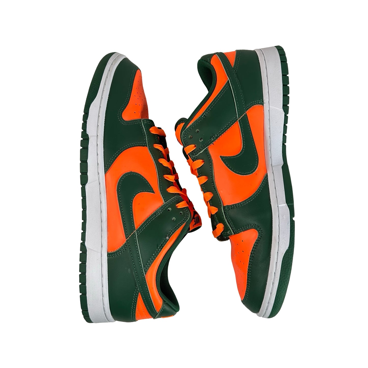 DD1391 300 Nike Dunk Low Retro Miami Hurricanes [USED] - 12 M (Used)