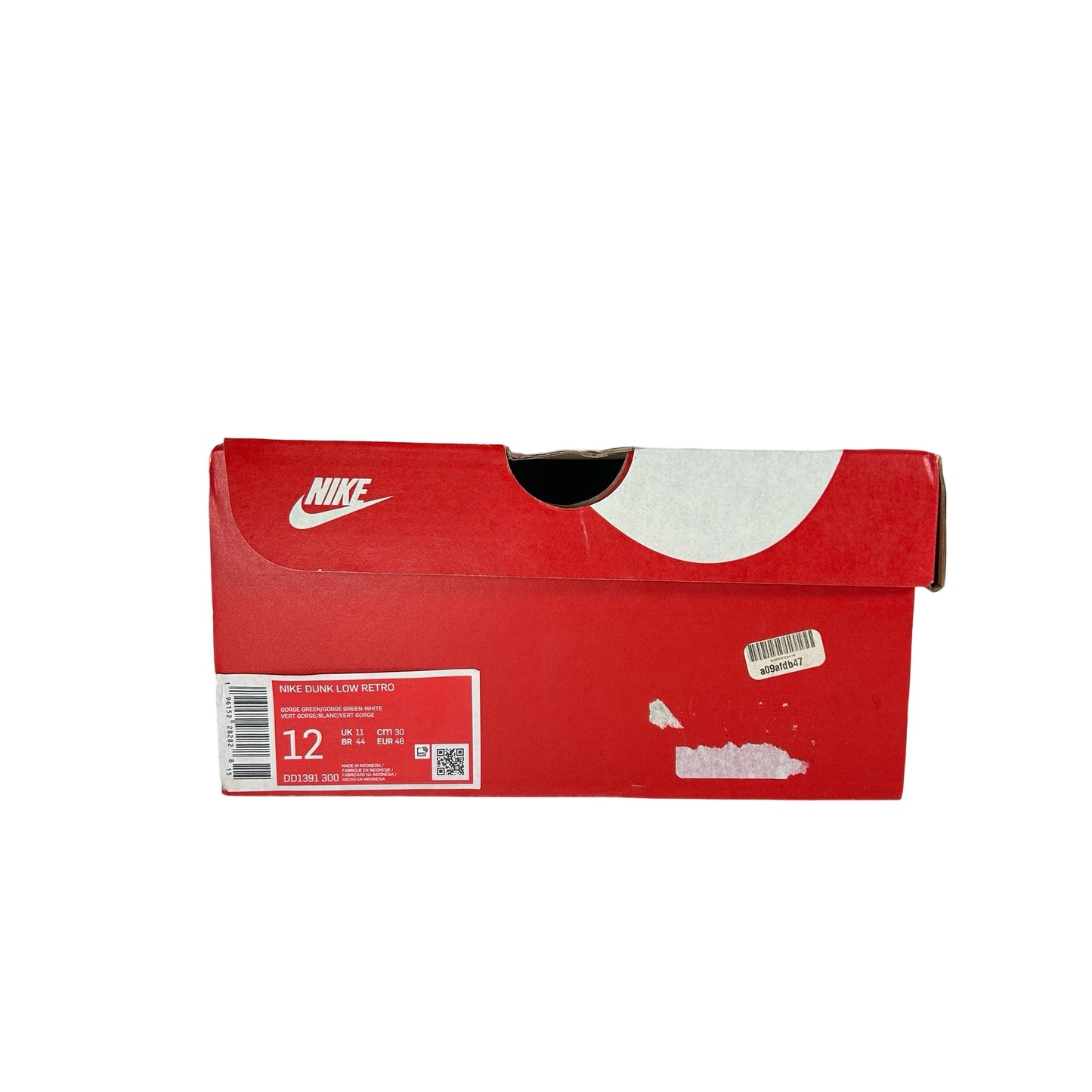 DD1391 300 Nike Dunk Low Retro Miami Hurricanes [USED] - 12 M (Used)