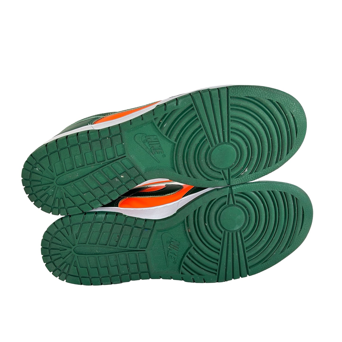 DD1391 300 Nike Dunk Low Retro Miami Hurricanes [USED] - 12 M (Used)