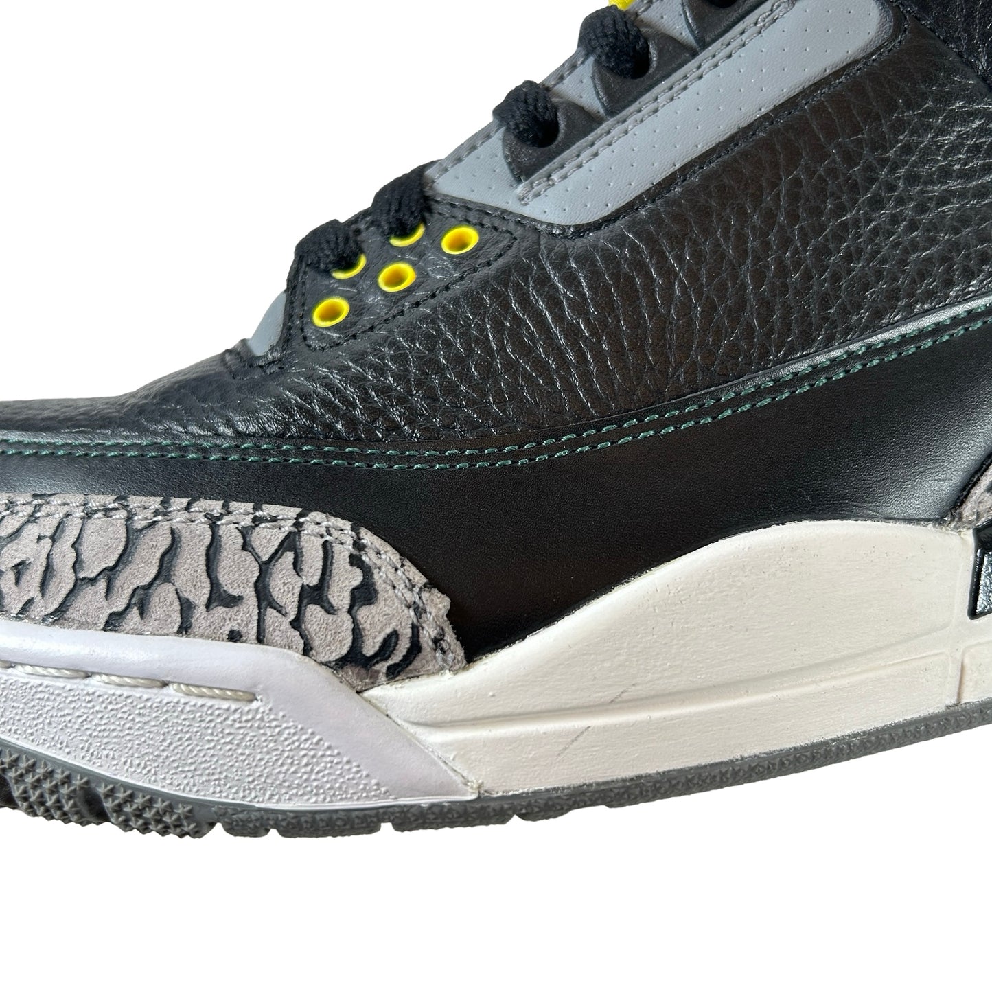 HO11 MNJDLS 5 Jordan 3 Retro Oregon Ducks Pit Crew Negro