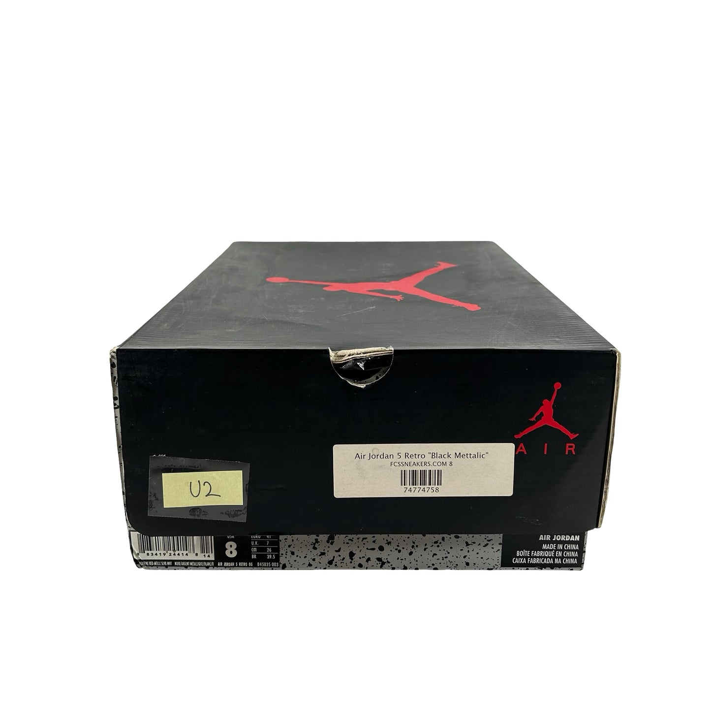 845035 003 Jordan 5 Retro Black Metallic (2016) [USED] - 8 M (Used2)